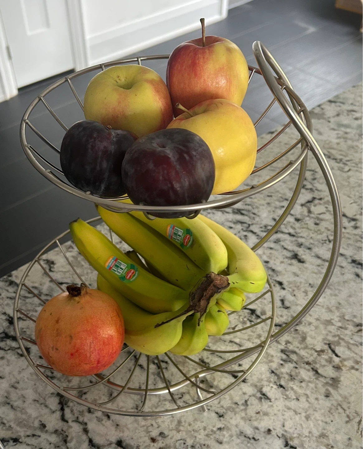 2-Tier Metal Fruit Basket - photo 2