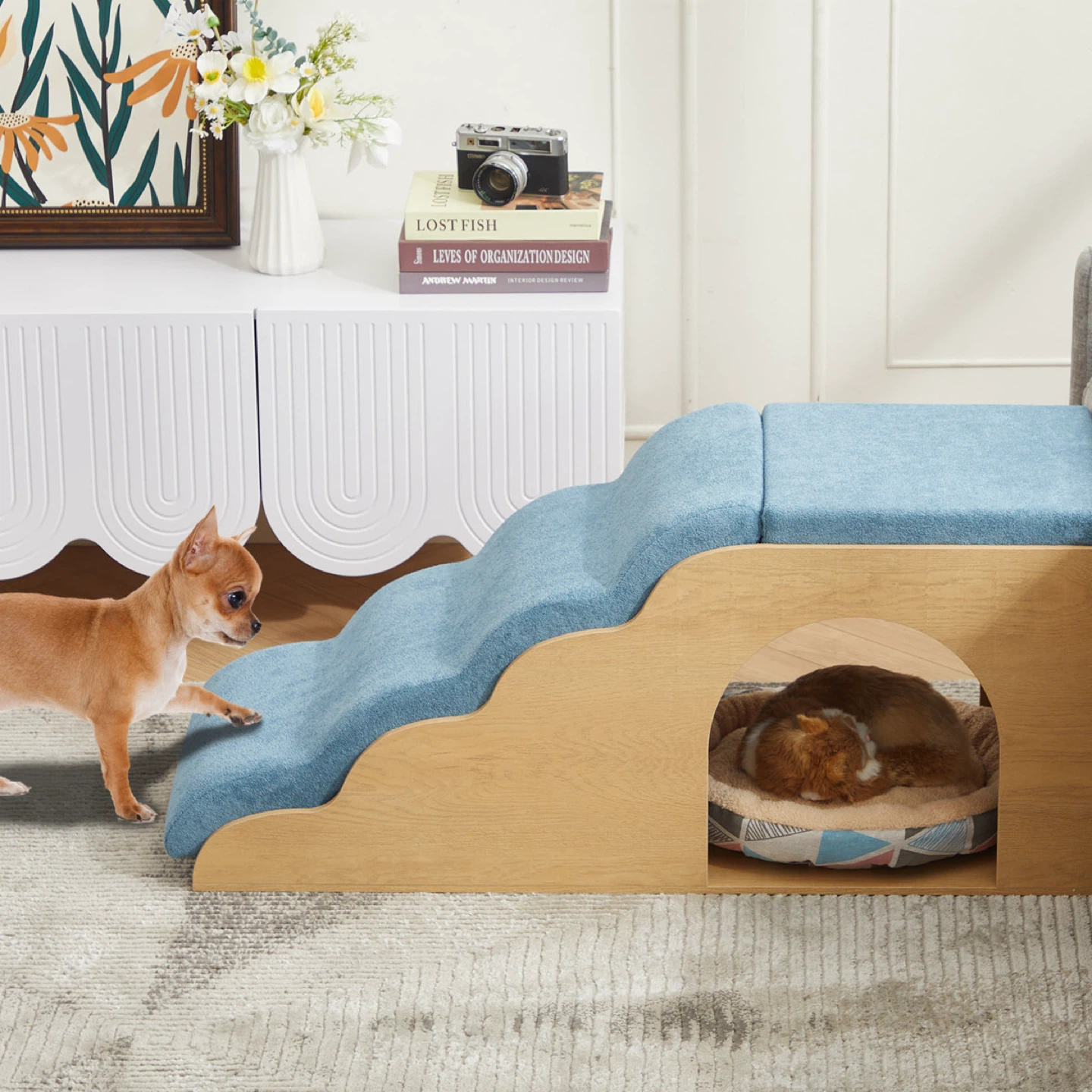 Brand New from Wayfair.ca Wooden Pet Stairs NEW in Box