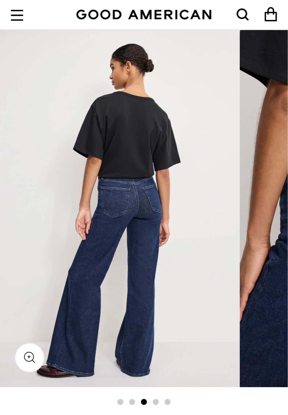 Brand New- GOOD AMERICAN Palazzo Jeans - photo 2