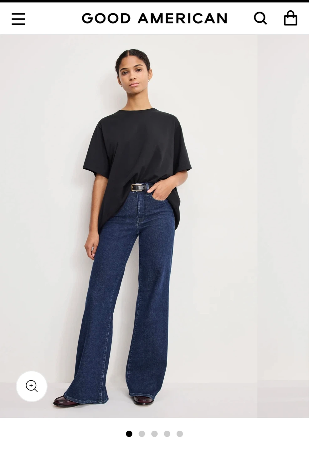 Brand New- GOOD AMERICAN Palazzo Jeans