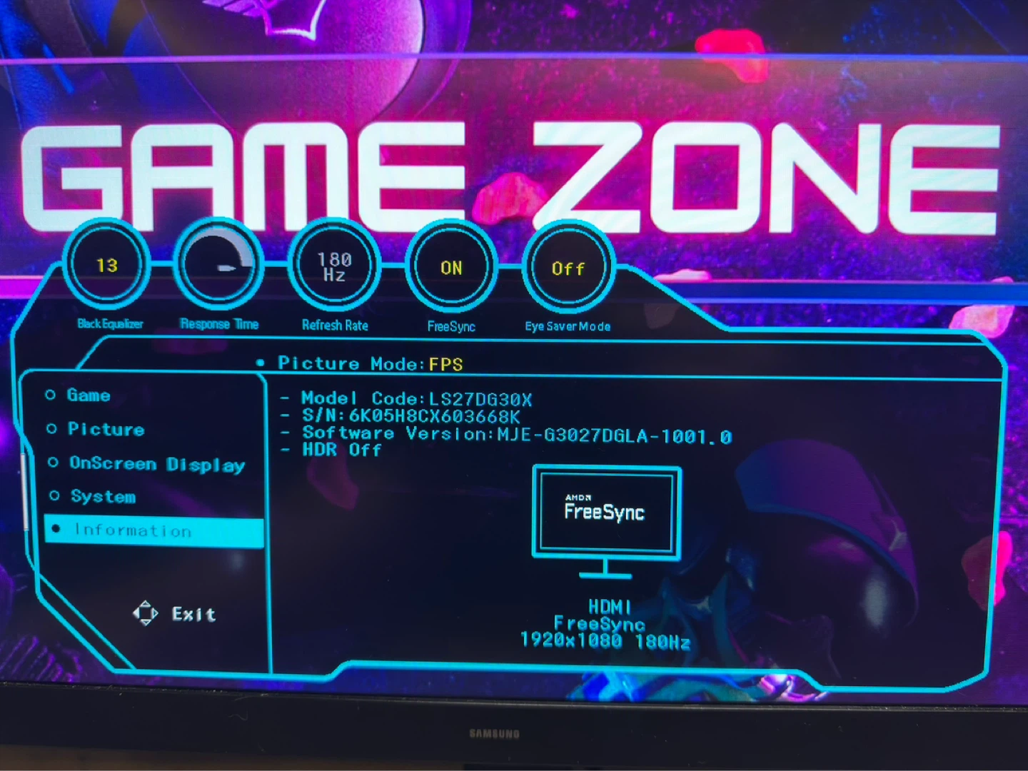 Samsung 27" 1080p 180Hz Gaming Monitor - photo 5