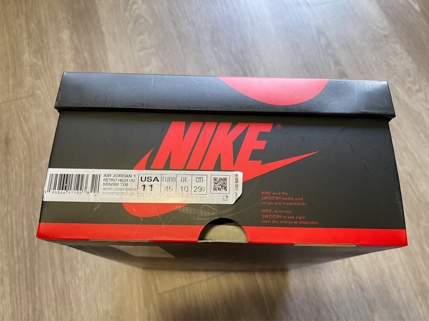Nike Air Jordan 1 High OG Men's Size 11 - photo 2