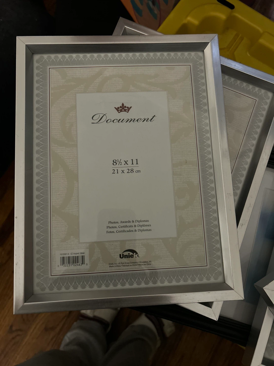 Uniek Silver Document Photo Frame 8.5 x 11
