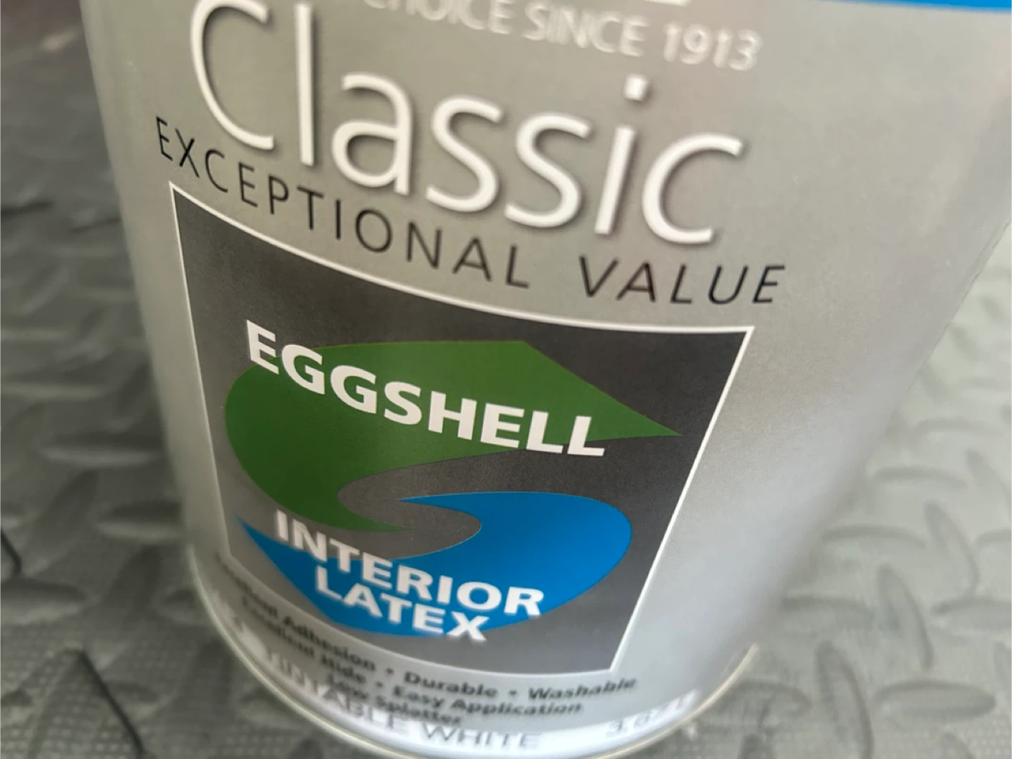 Classic Eggshell Interior Latex Paint - Tintable White