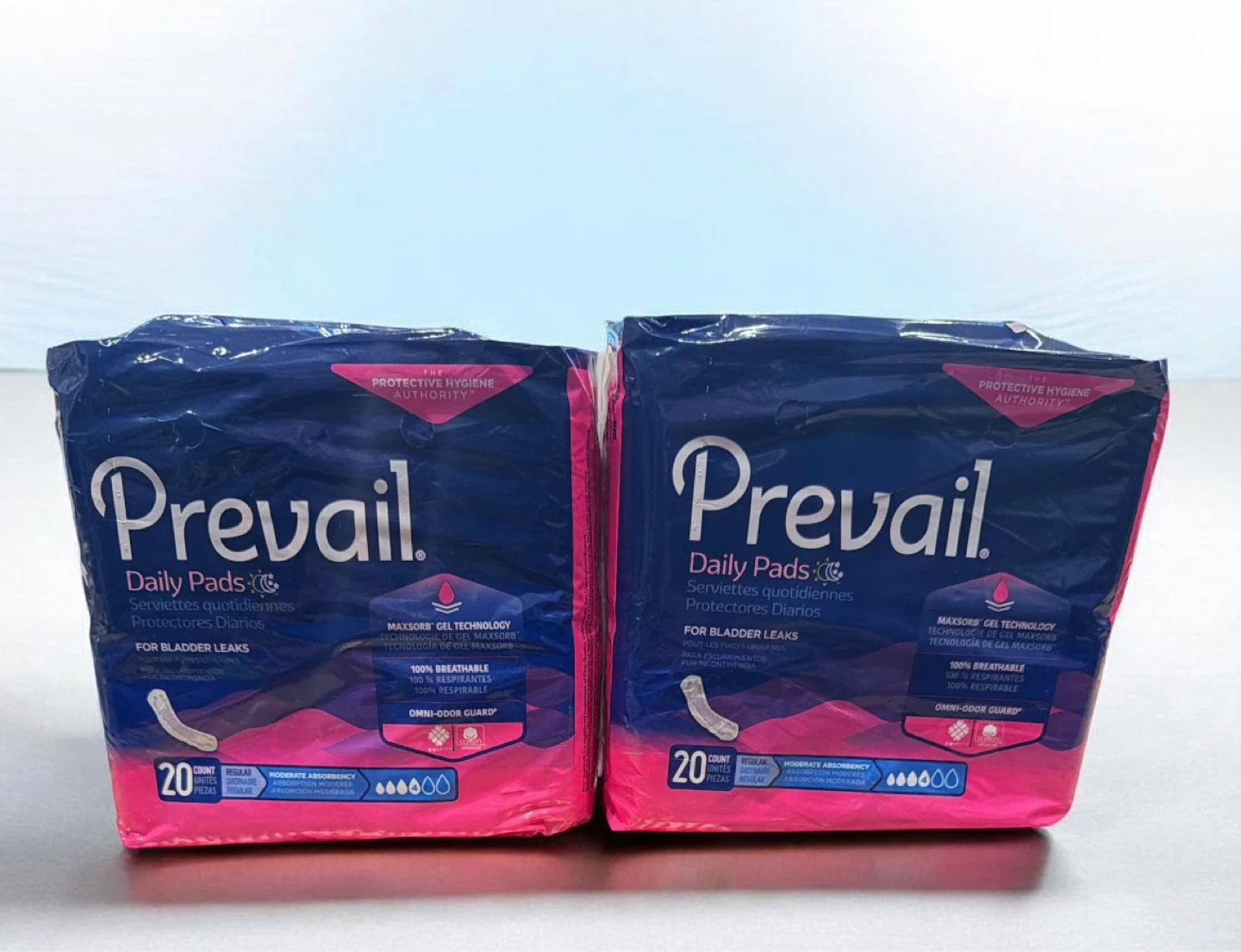 Prevail Daily Pads  - 40 Count (2 packs of 20)
