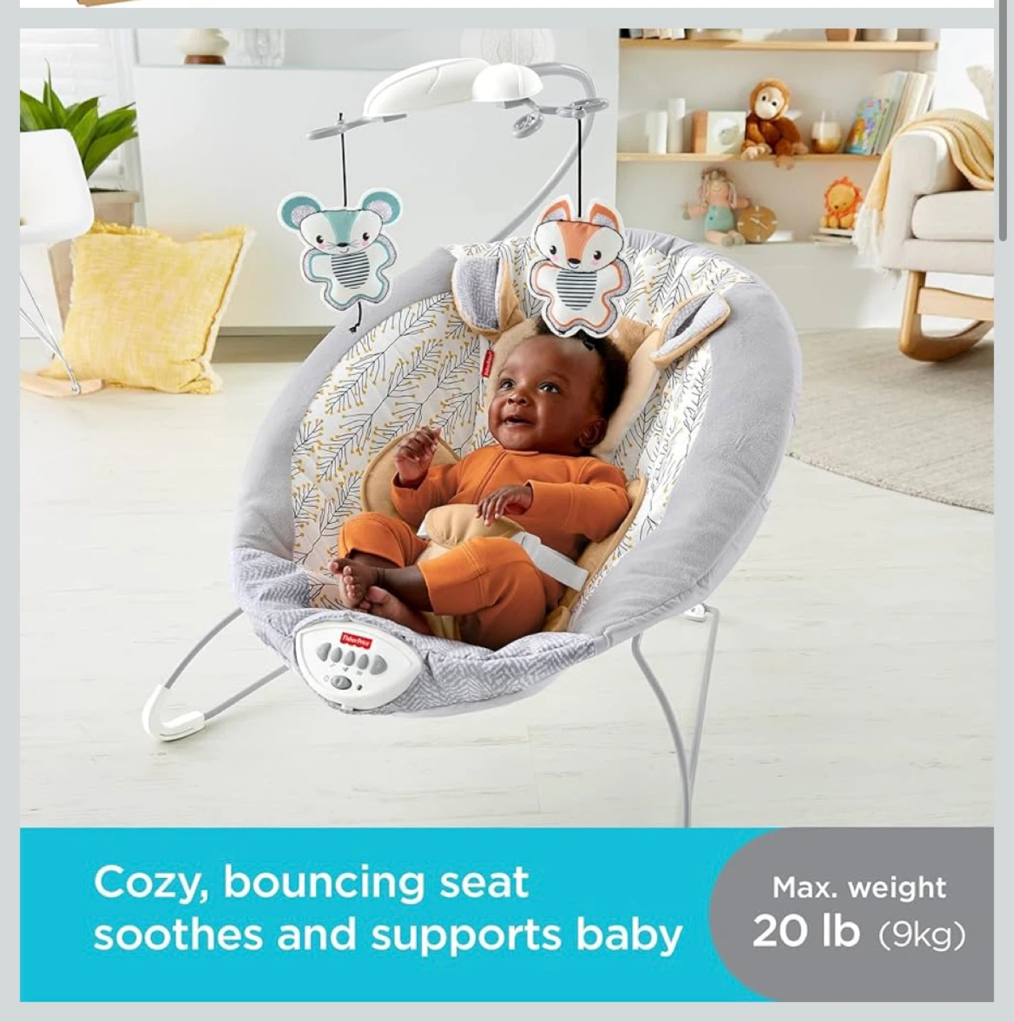 Fisher-Price Infant-to-Toddler Rocker - Deer Theme - photo 5
