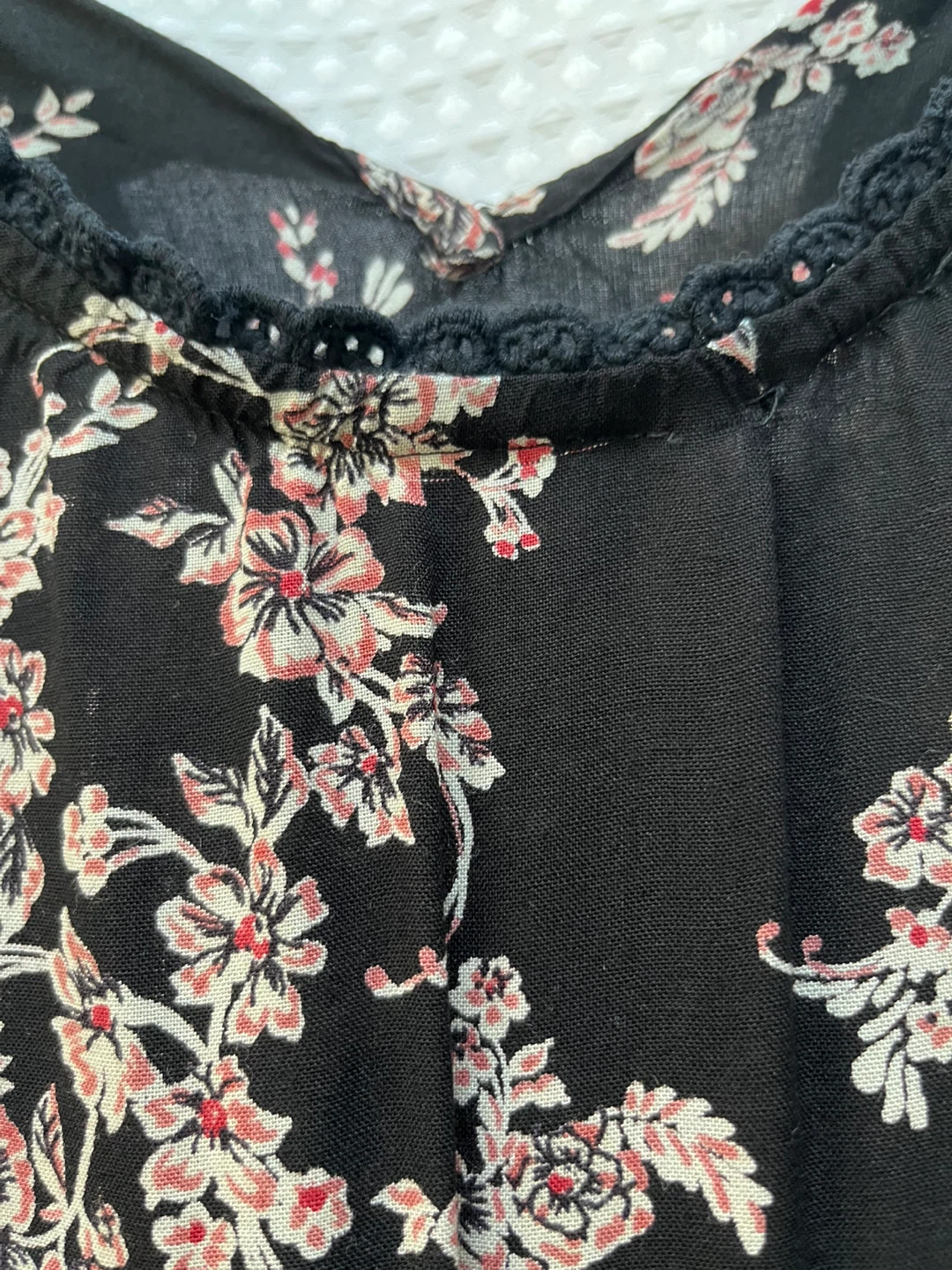 Angie Black Floral Tiered Maxi Dress - photo 3