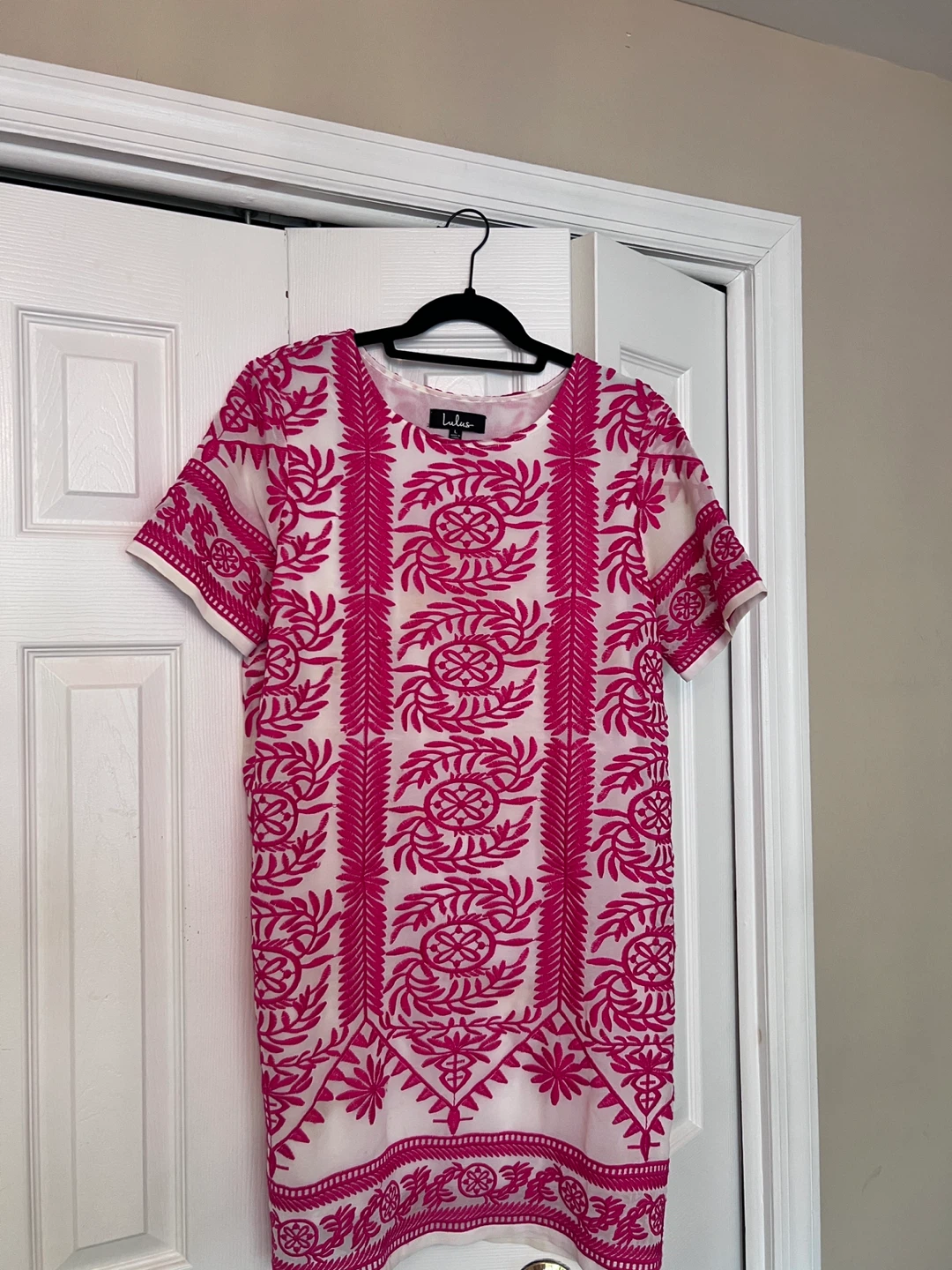 Lulus Embroidered Dress Size L