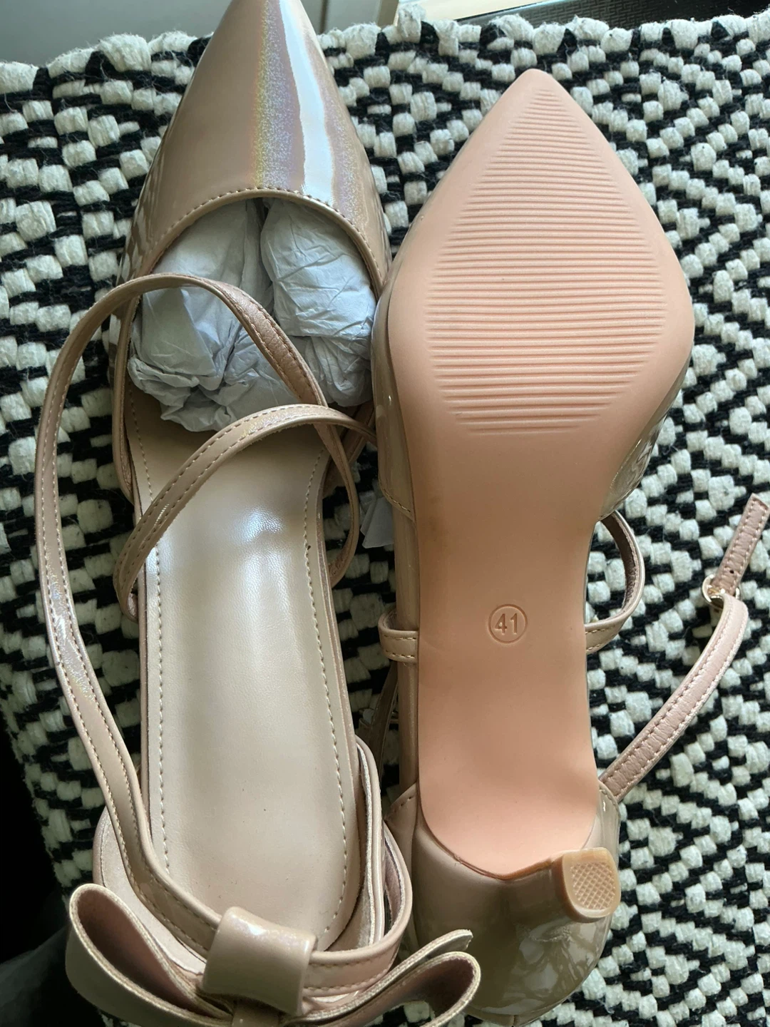 Women's Patent Bow Heels - size 9 Size 41 - photo 5