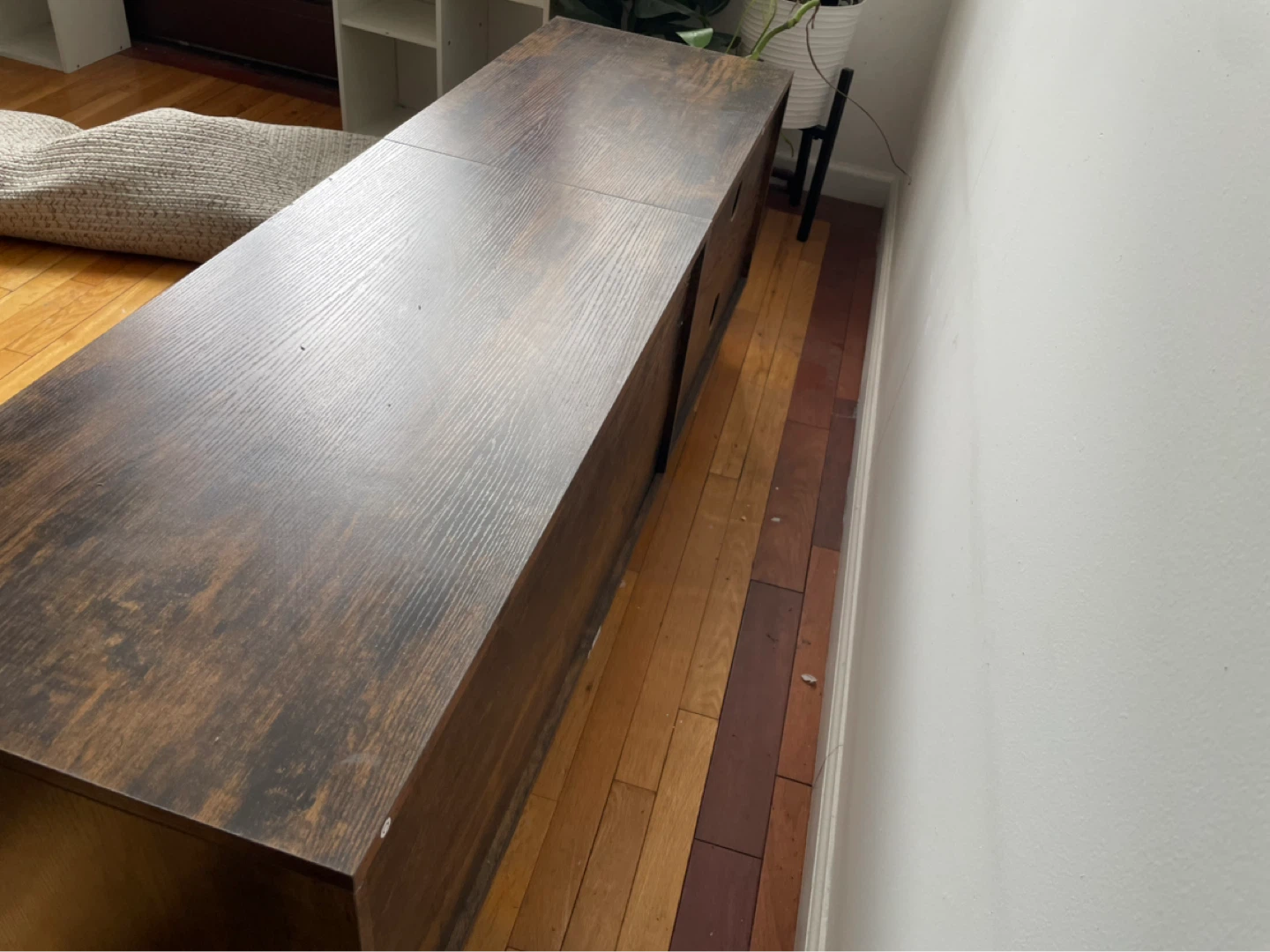 Industrial TV Stand / Credenza with Cabinet Storage - photo 4