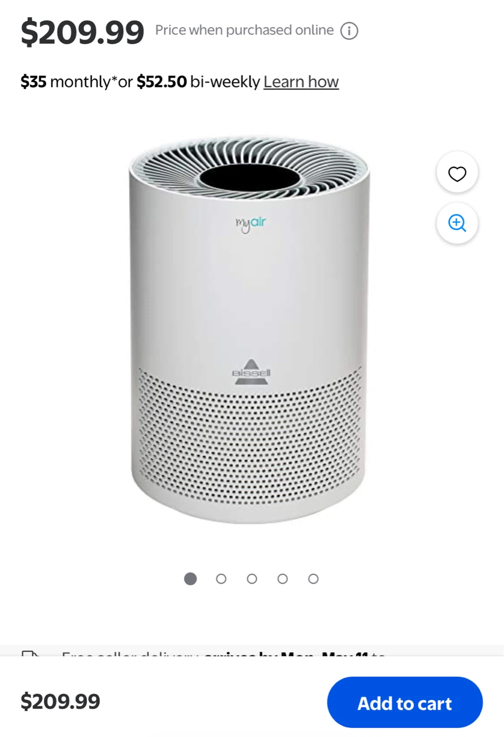 BISSELL myair Air Purifier - photo 3