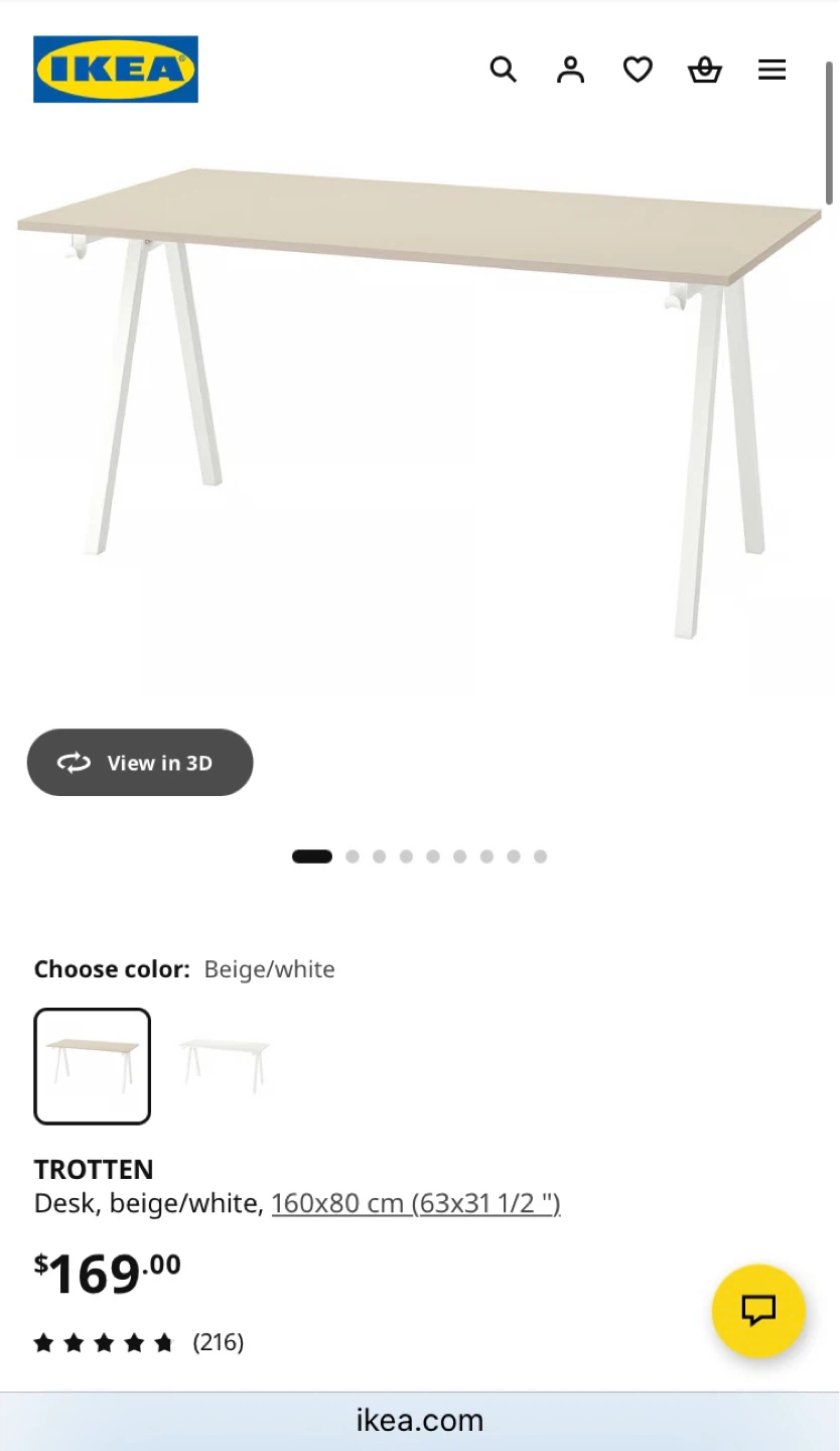 Ikea Trotten Desk 160*80cm - photo 5