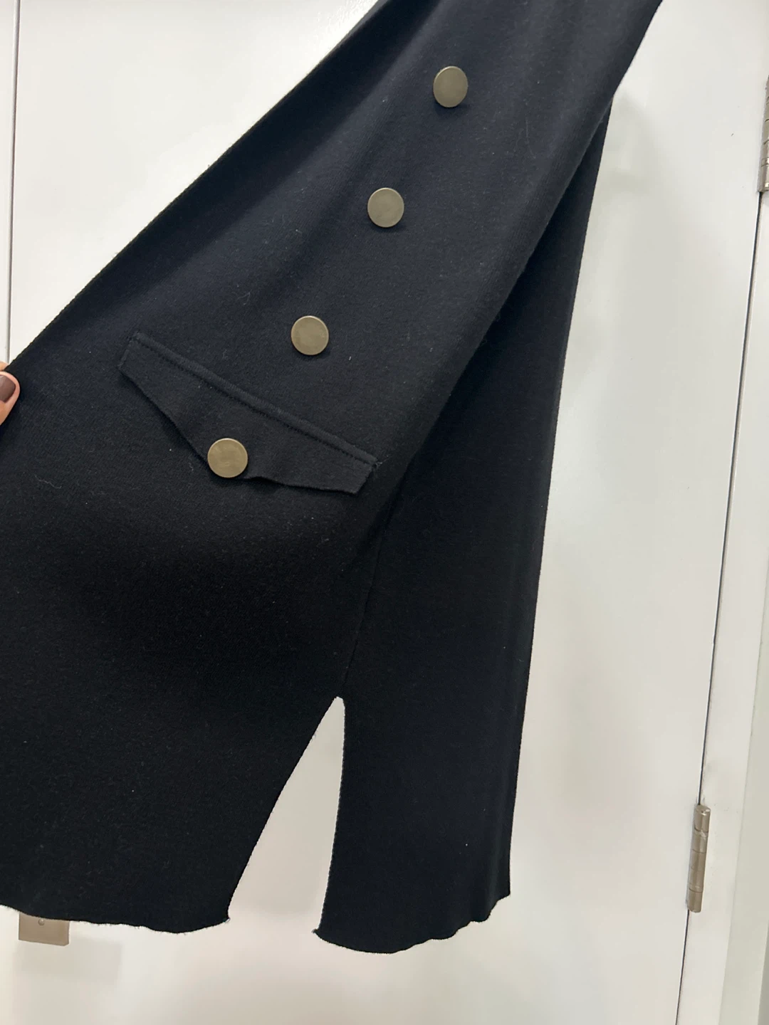 Atmosphere Black Long Vest - Size S - photo 2