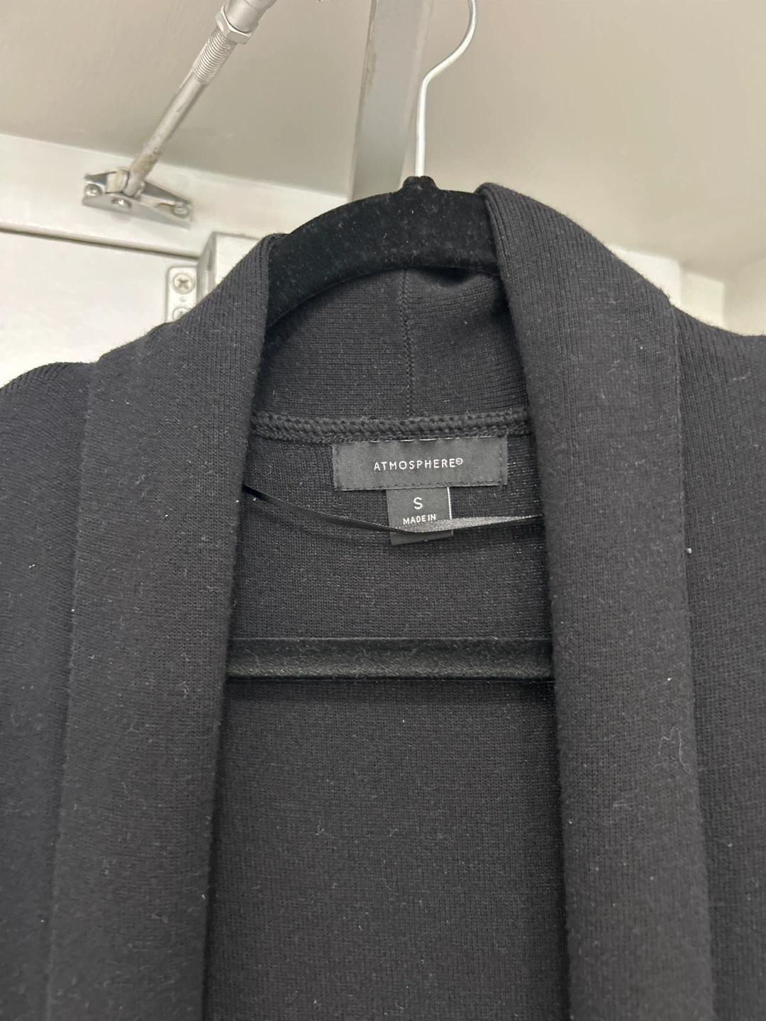 Atmosphere Black Long Vest - Size S - photo 4