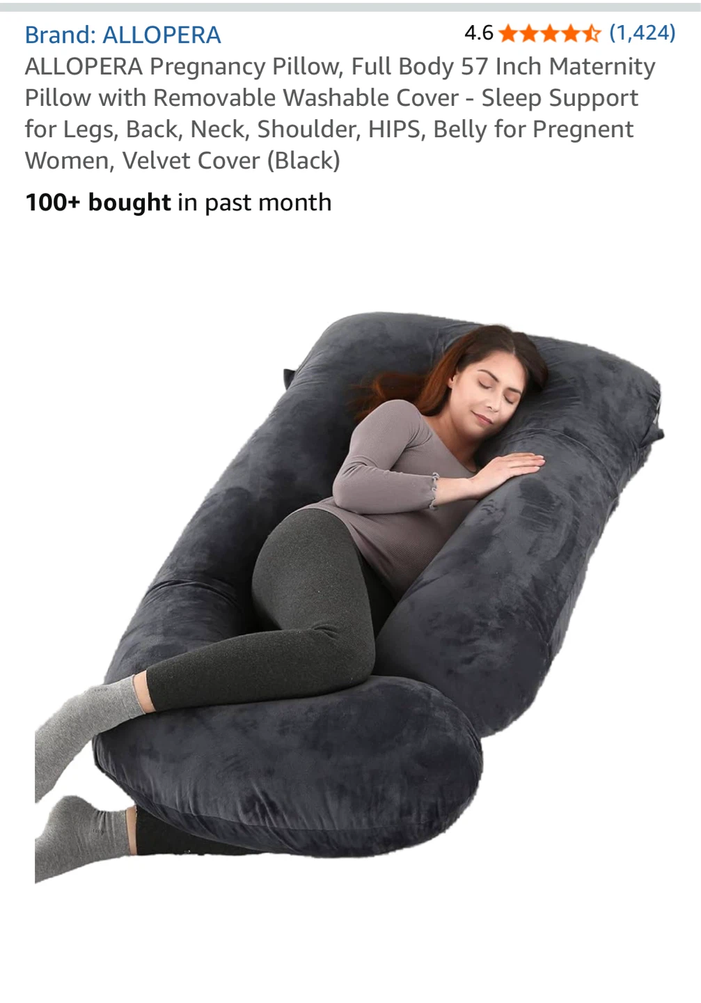 ALLOPERA Pregnancy Pillow - photo 3