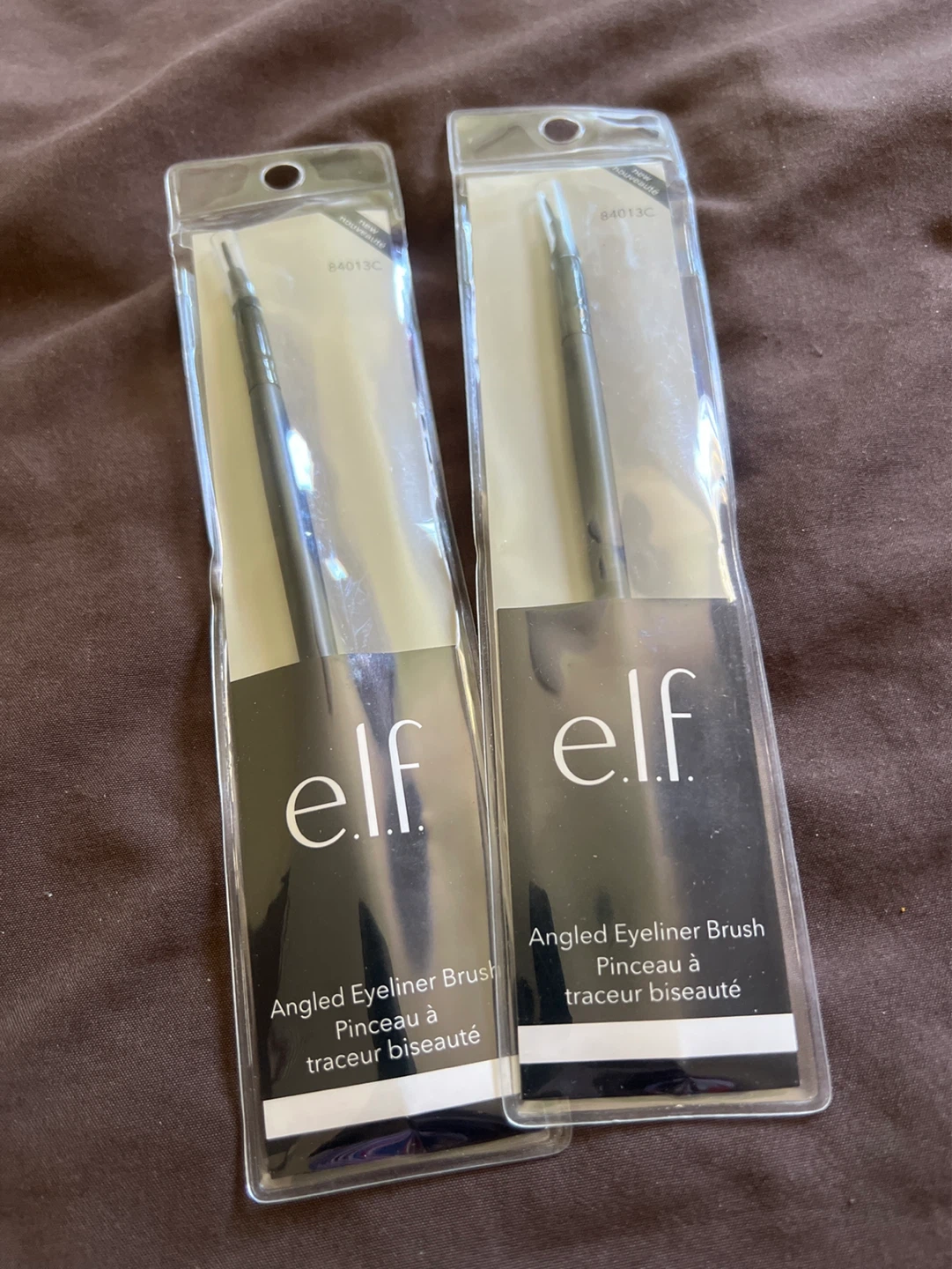 2 elf Angled Eyeliner Brushes