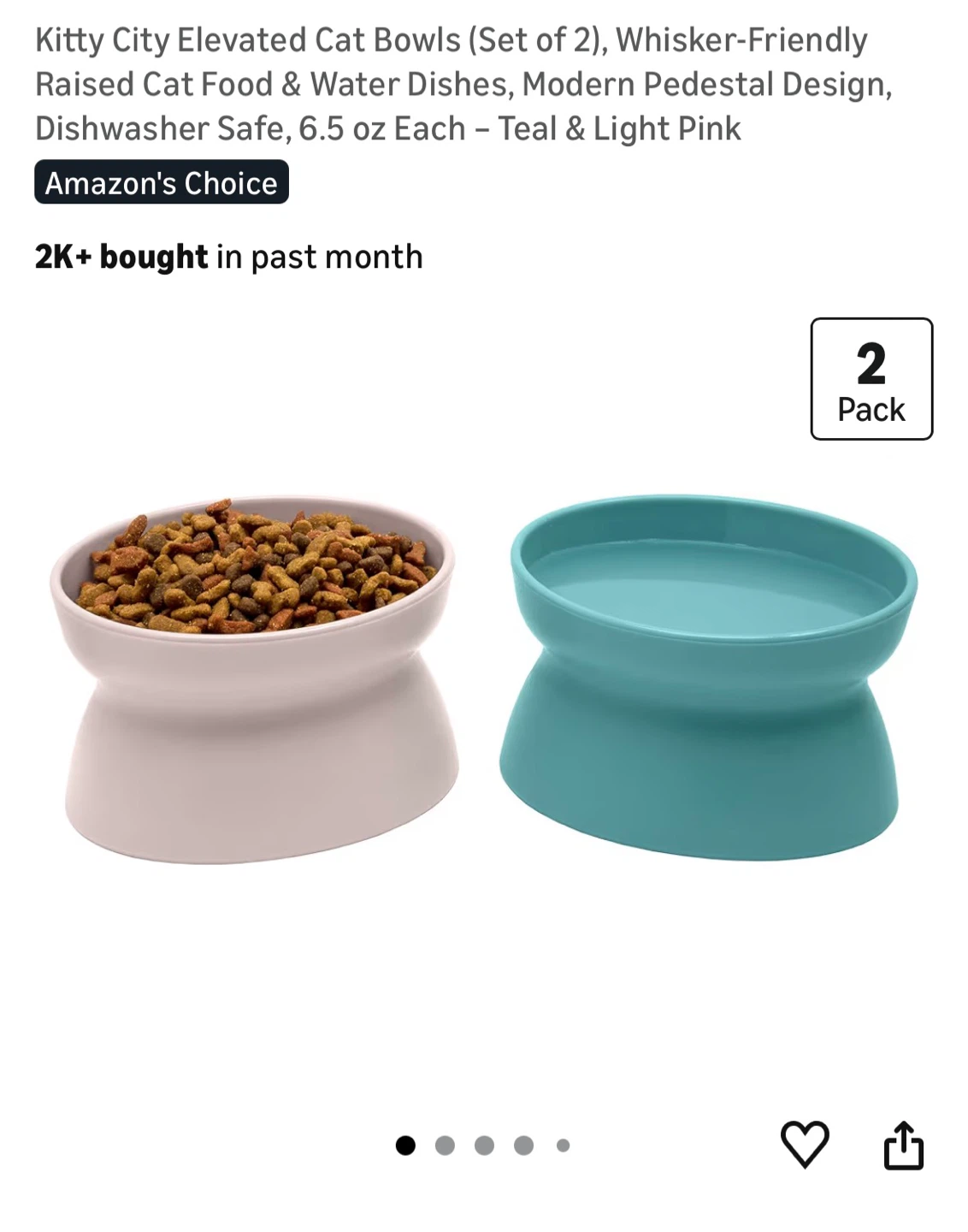Brand New Cat Bowls x2