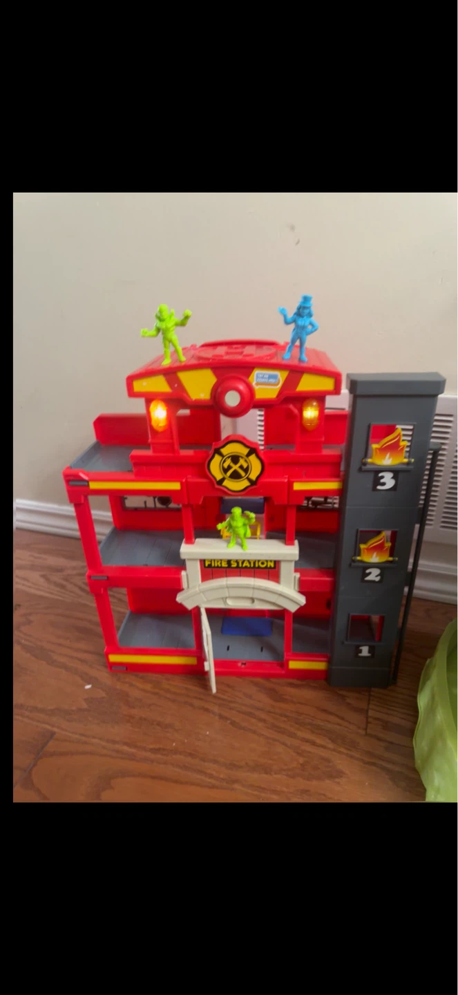 Kids Play Set - Big Toy Cars Track and Fire Stations Set - photo 4