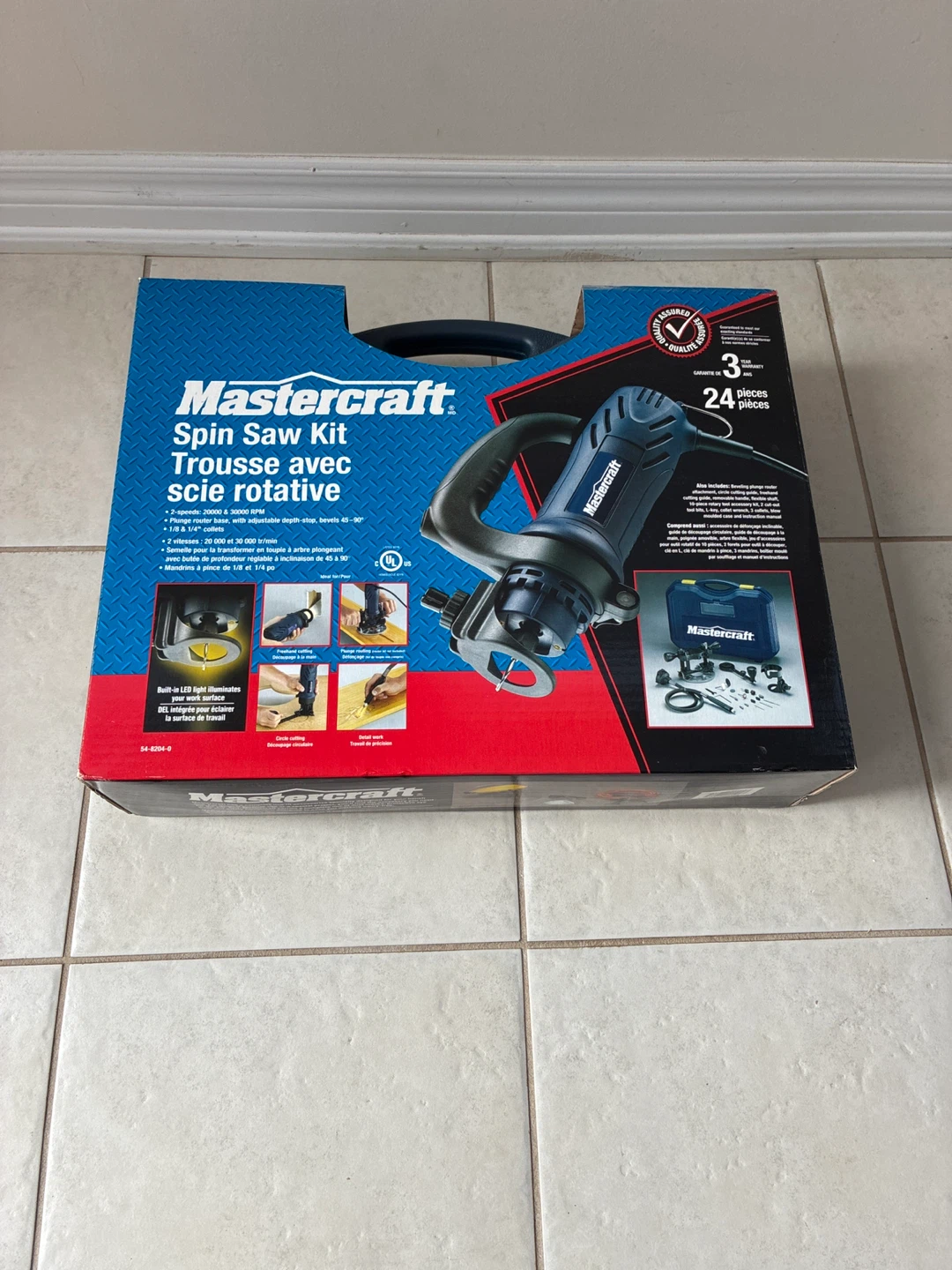Mastercraft Spin Saw Kit  with 24 Pieces