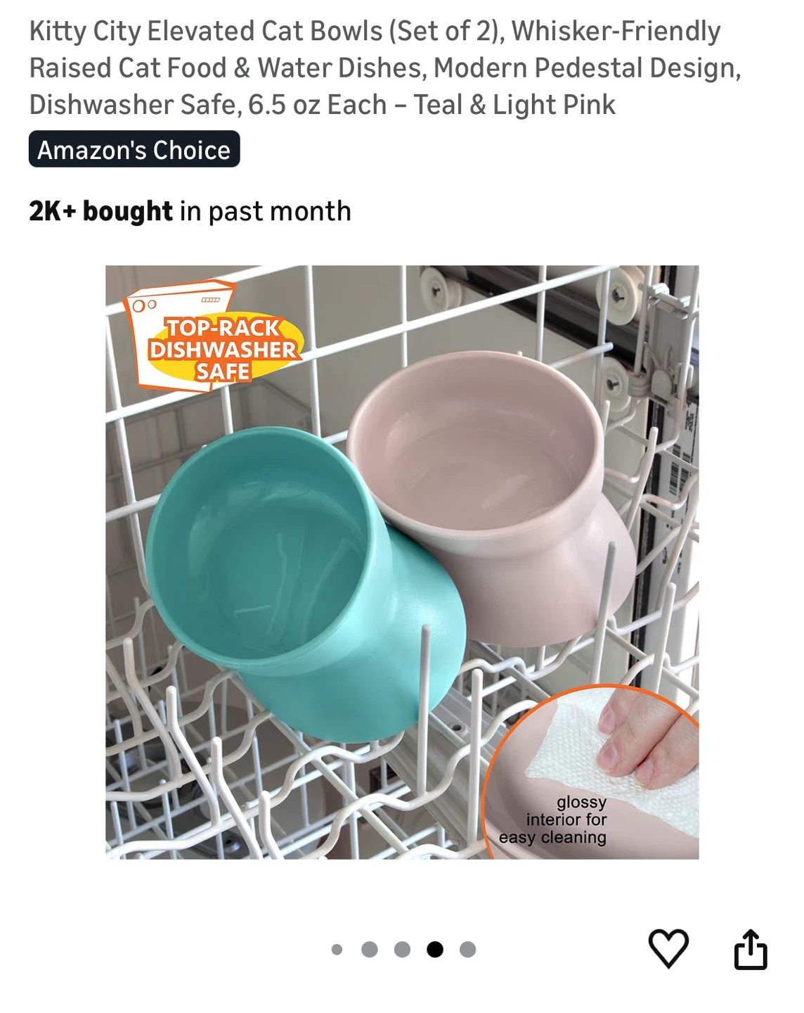 Brand New Cat Bowls x2 - photo 3