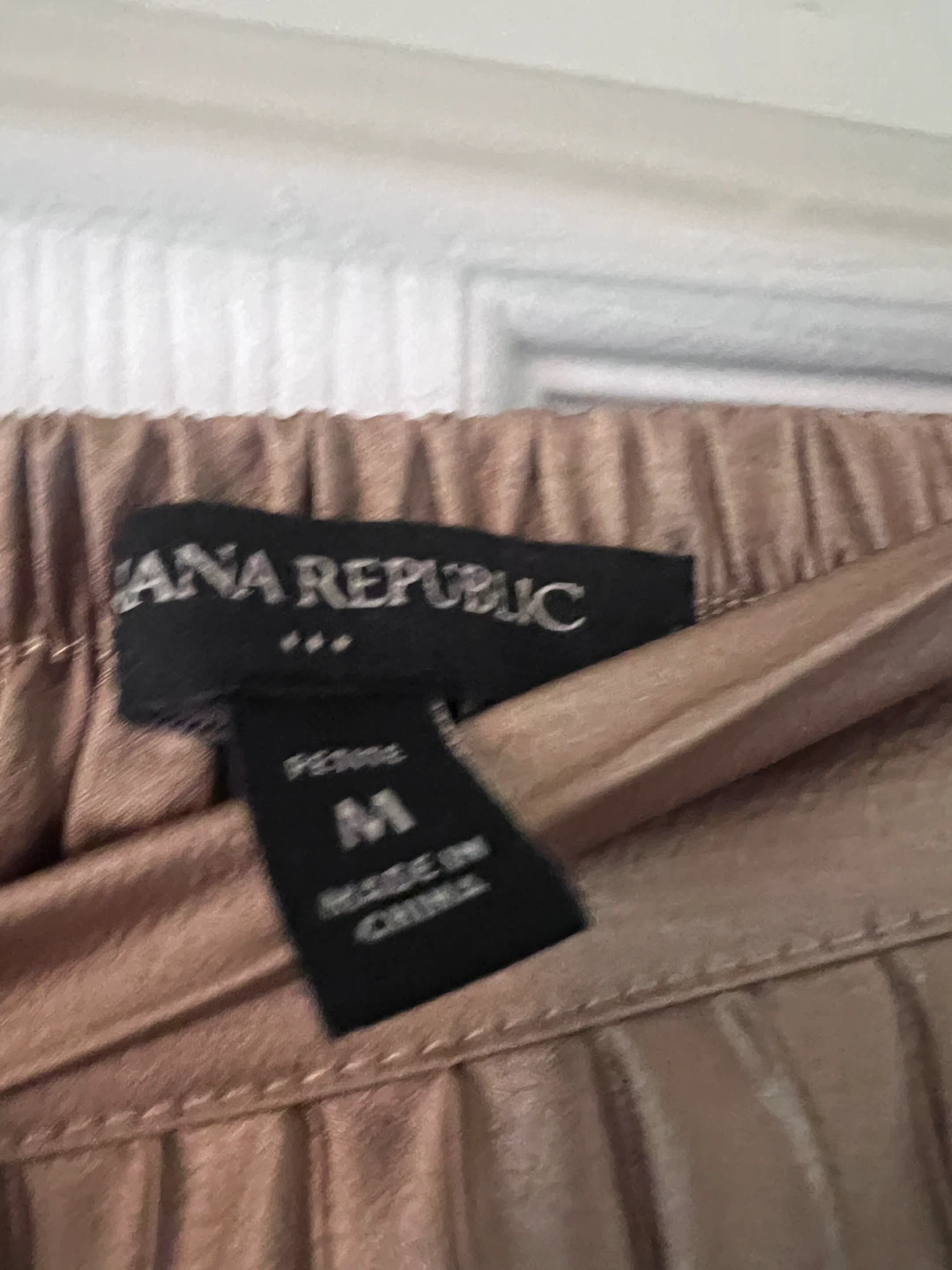 Banana Republic Pleated Midi Skirt - Size M - Tan - photo 2