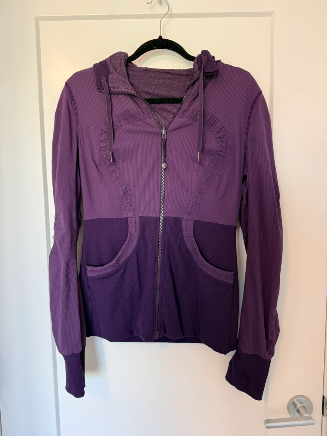 Reversible Lululemon Purple Hooded Jacket