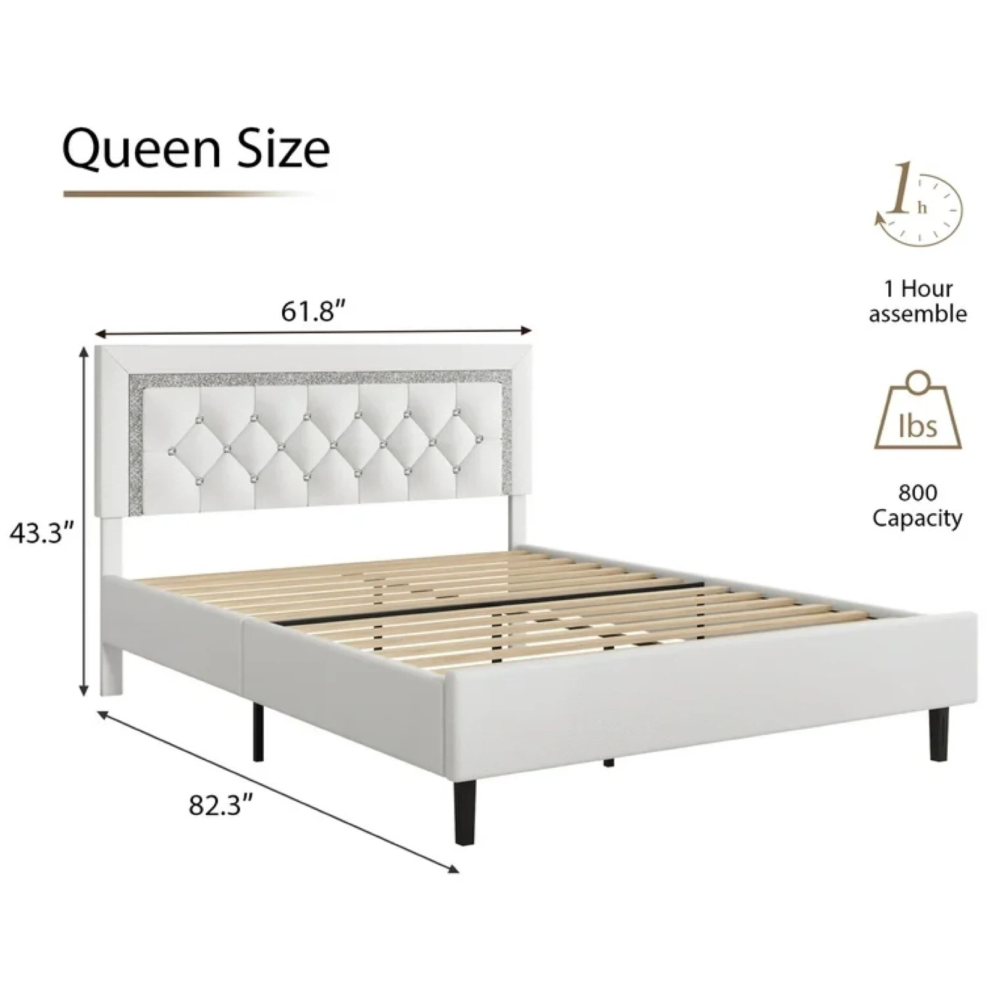 4 EVER WINNER Queen Bed Frame - photo 2