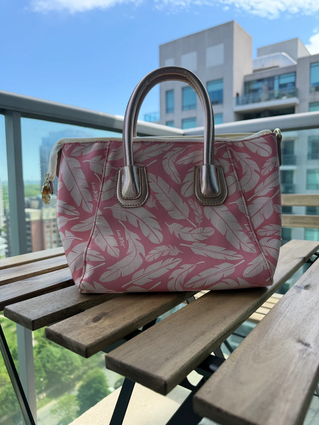 Pink Feather Bag - photo 2