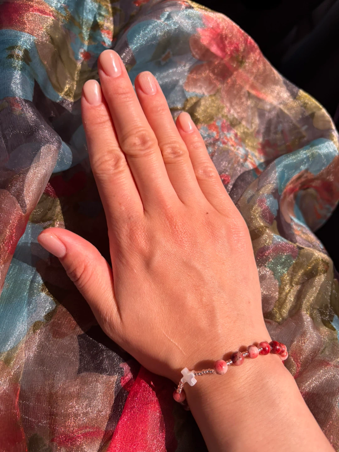 Sheer Floral Pleated Midi Skirt - photo 3