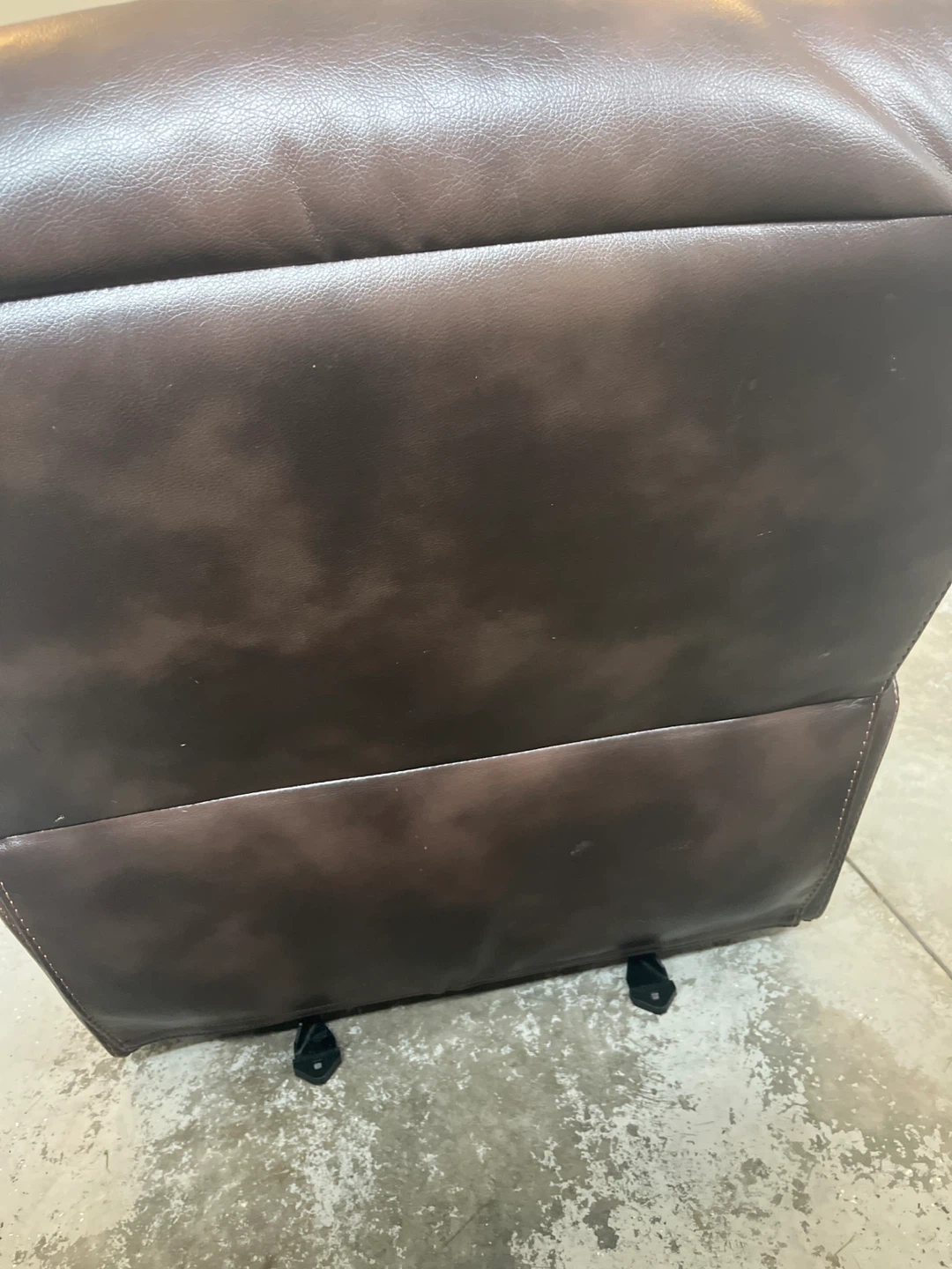 Non-Electric Brown Faux Leather Recliner/Rocking Chair - photo 3