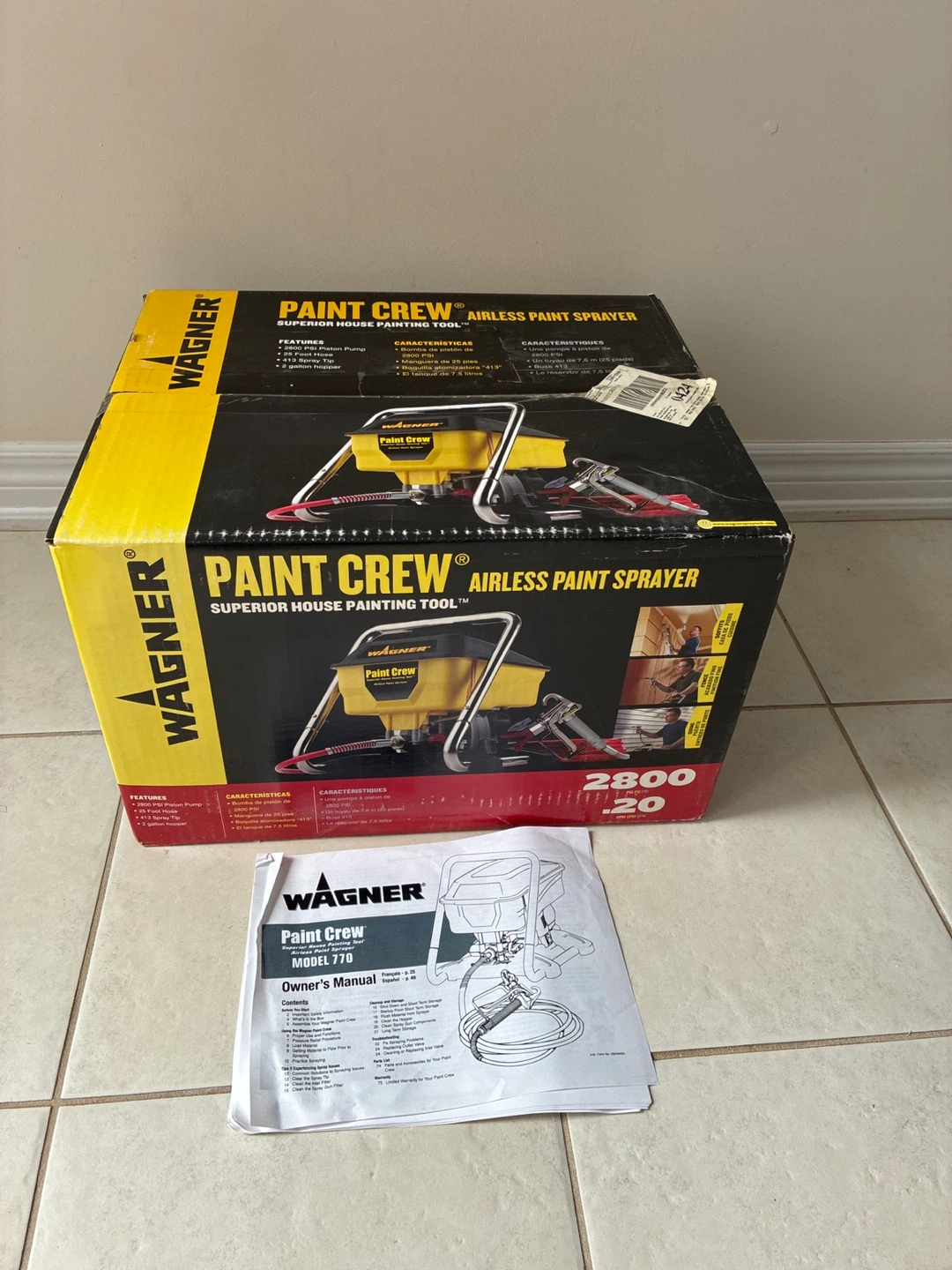 Wagner Paint Crew Airless Paint Sprayer
