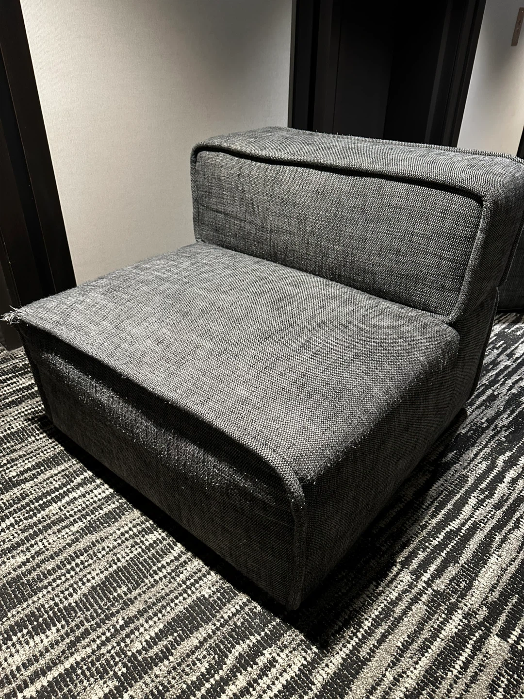 Grey Fabric Modular Couch - photo 2