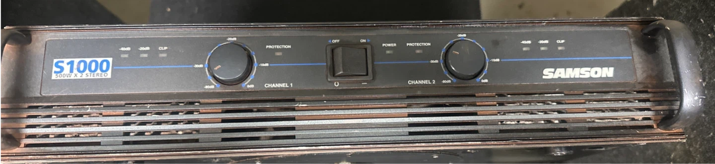 Samson S1000 Stereo Power Amplifier
