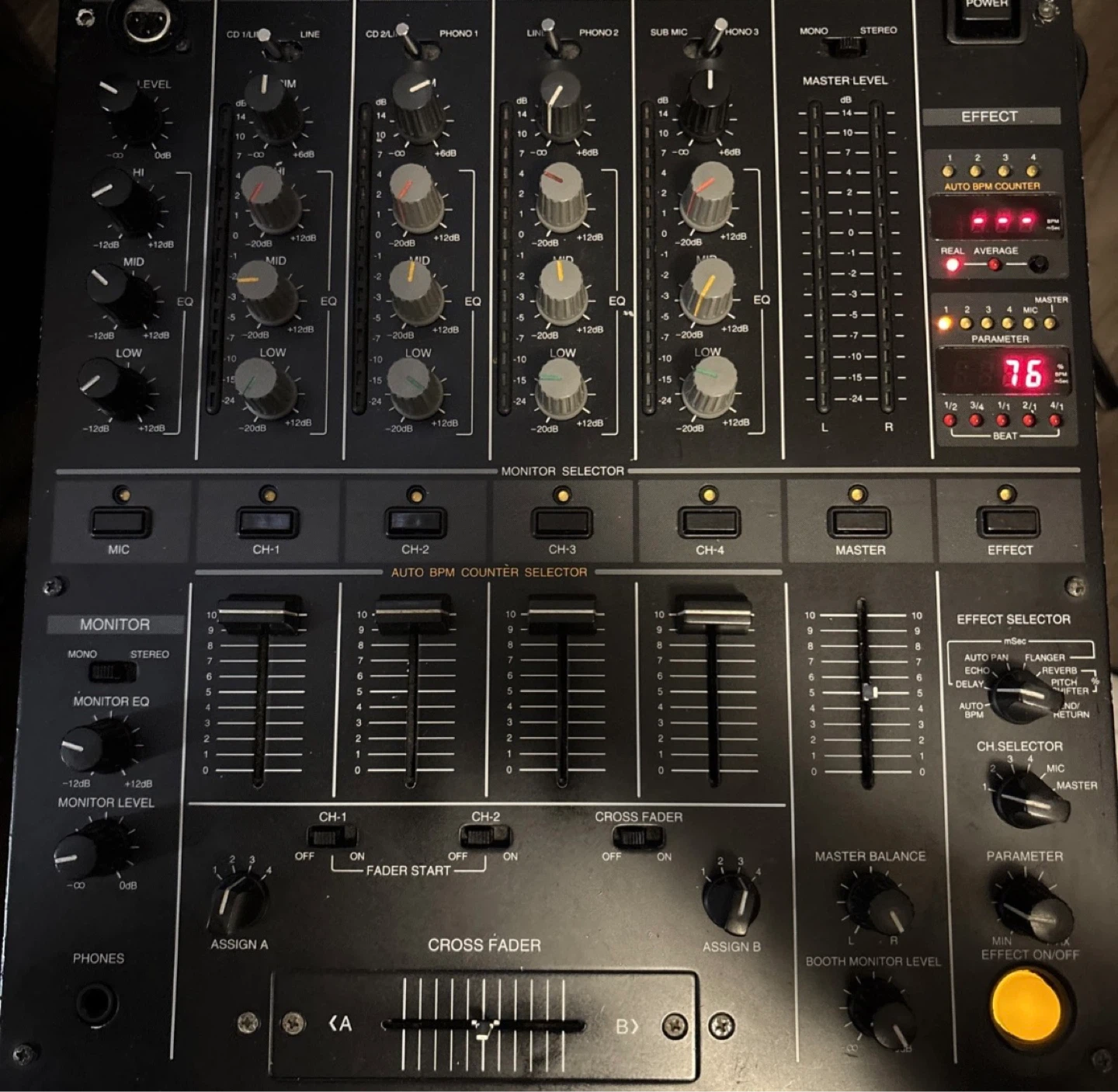 Pioneer DJM-500 Preamp/Mixer - photo 2