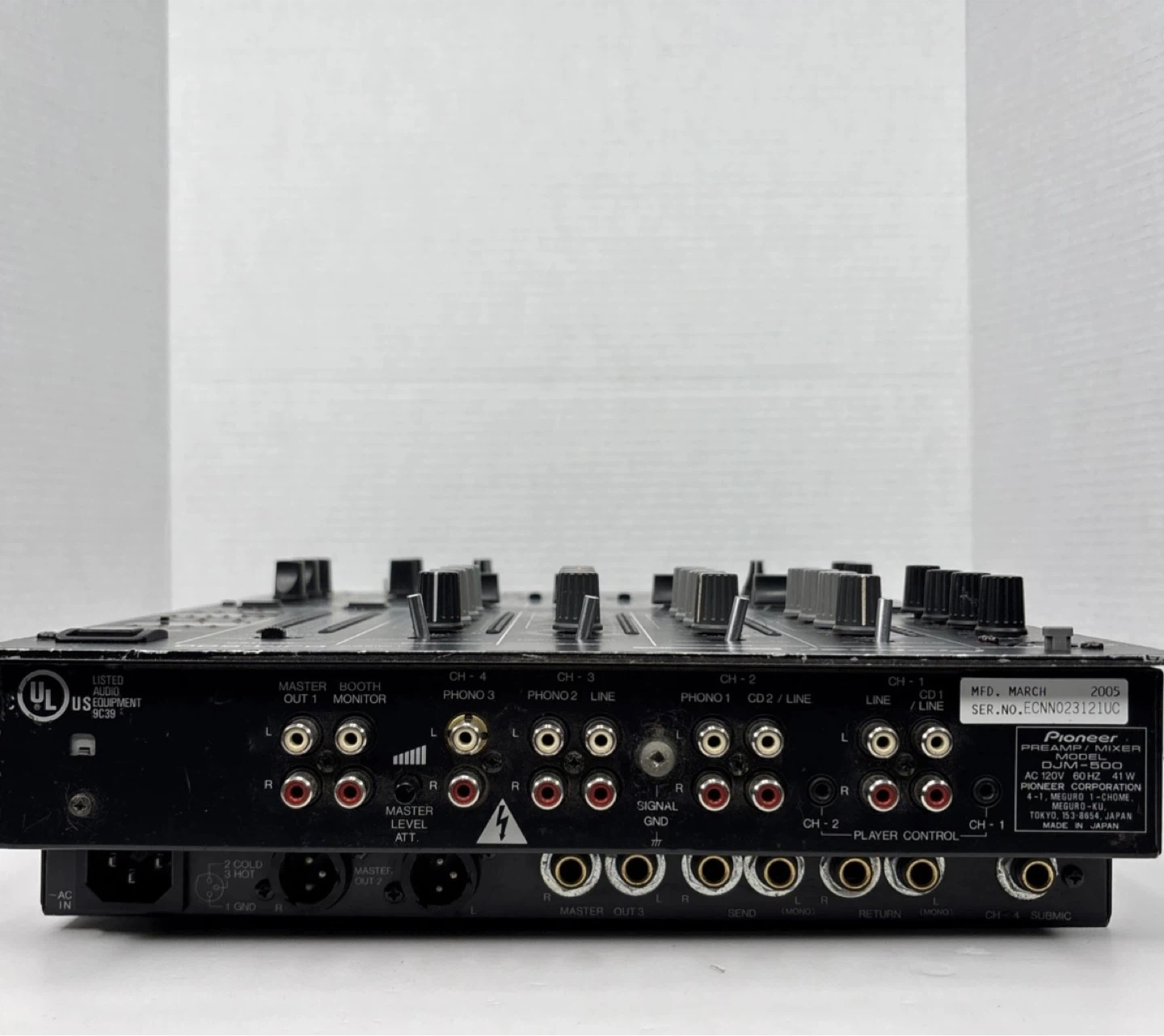 Pioneer DJM-500 Preamp/Mixer - photo 4