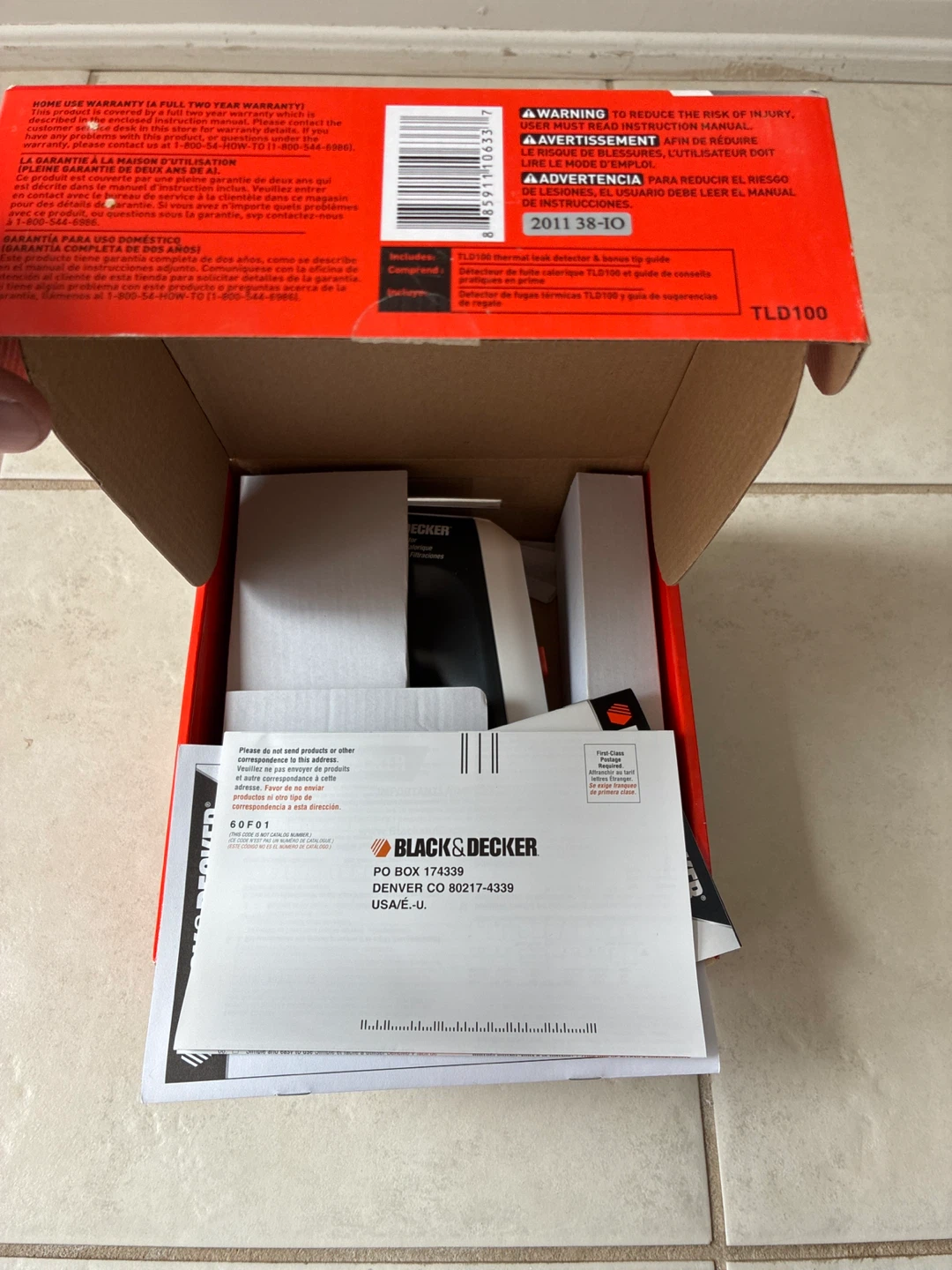 Black & Decker Thermal Leak Detector TL D100 - photo 2