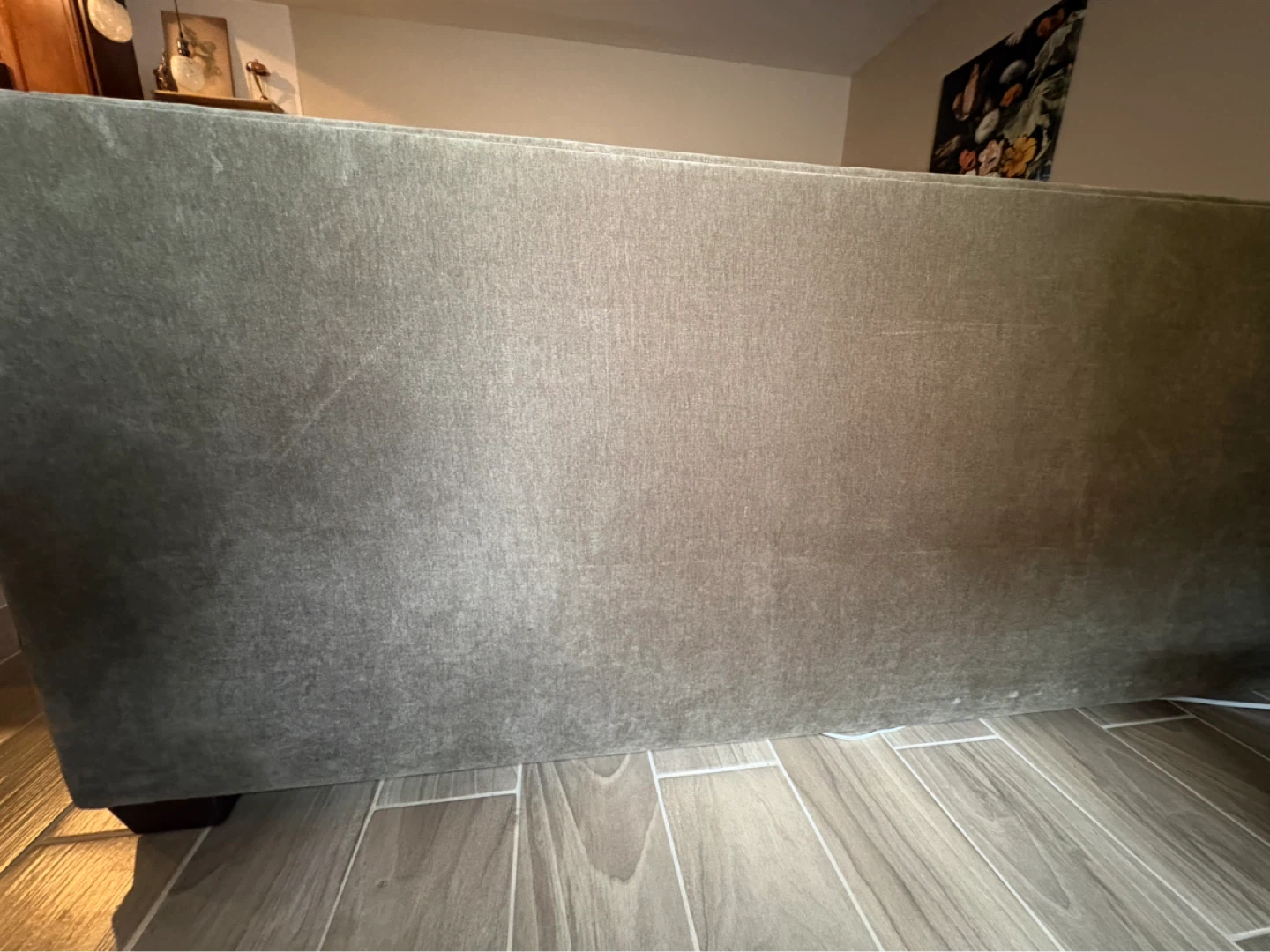 Olive Green Fabric Sofa - photo 4