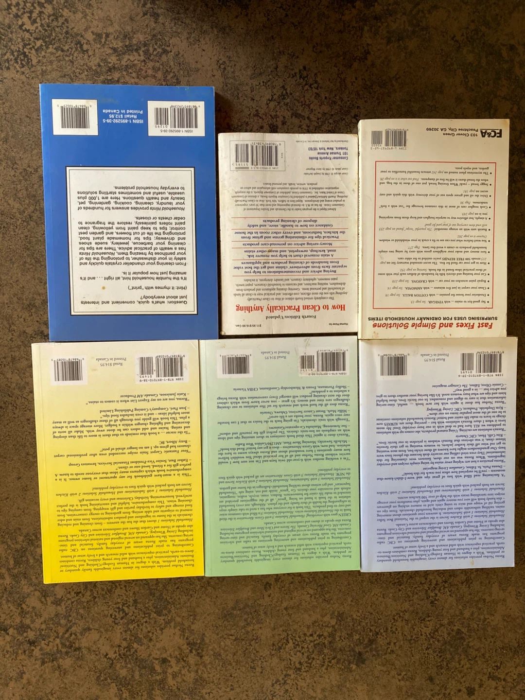Set of 4 Reena Nerbas Household Solutions Books & 2 Other Books - photo 2