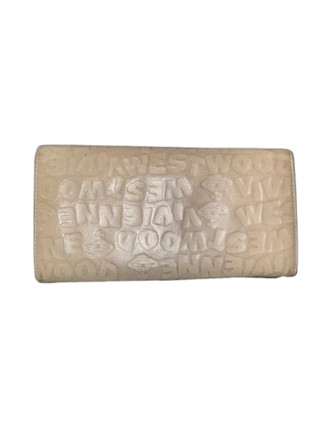Vivienne Westwood Beige Embossed Logo Long Wallet - photo 2