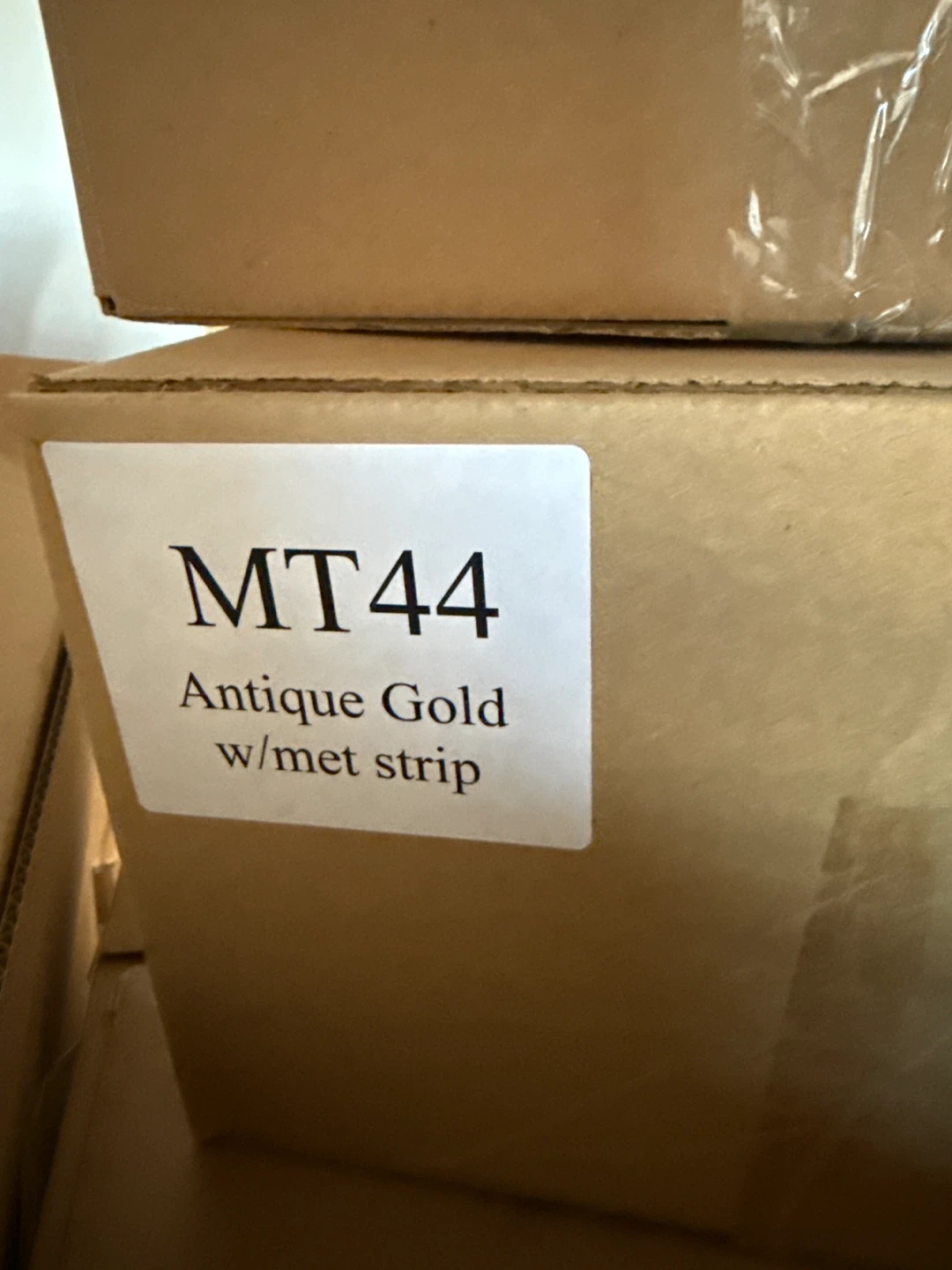 Antique Gold Mesh Ribbon MT44 with Metallic Strip - photo 2