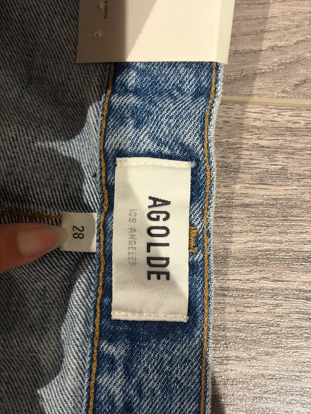 AGOLDE 90s Mid Rise Loose Fit Jeans Size 28 - photo 4