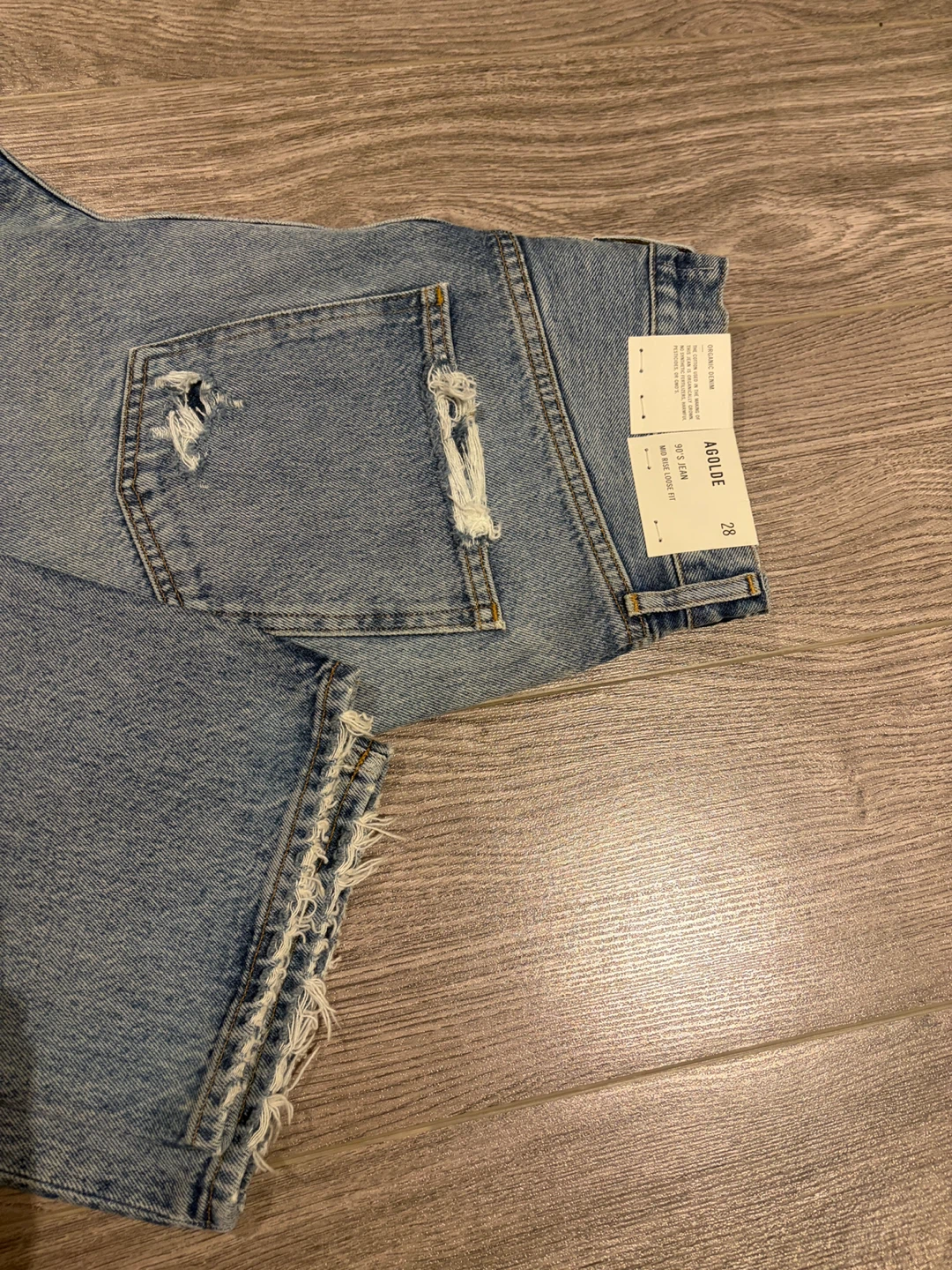 AGOLDE 90s Mid Rise Loose Fit Jeans Size 28 - photo 2