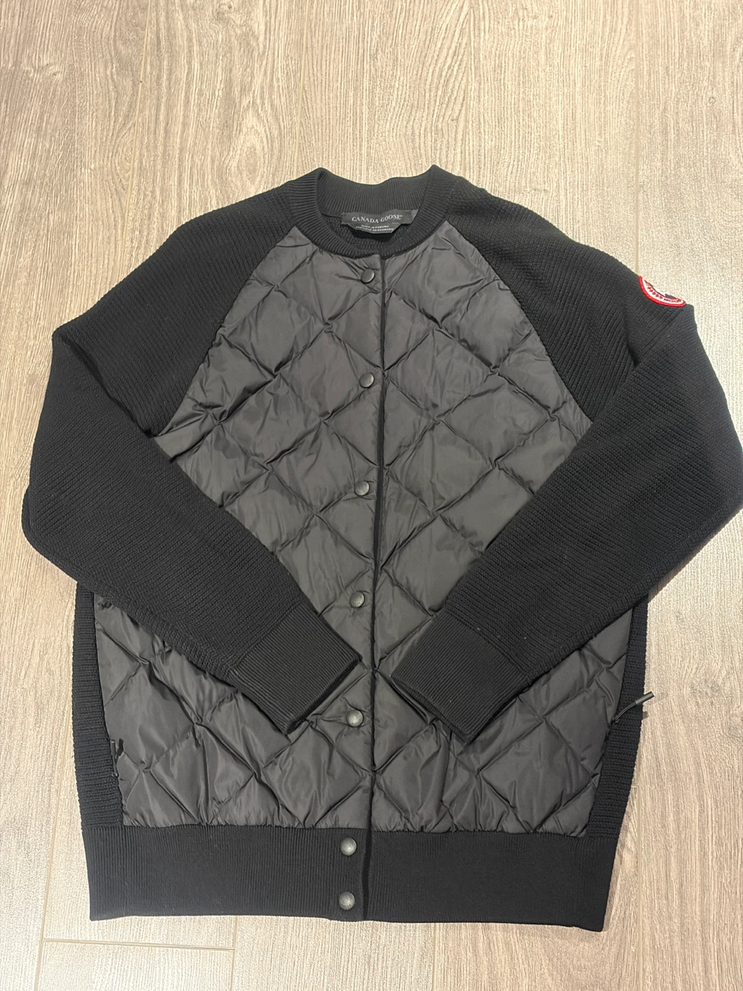 Canada Goose Quilted Bomber Cardigan
