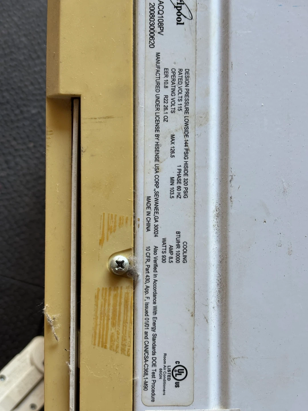 Whirlpool AC, 10000 btu - photo 2