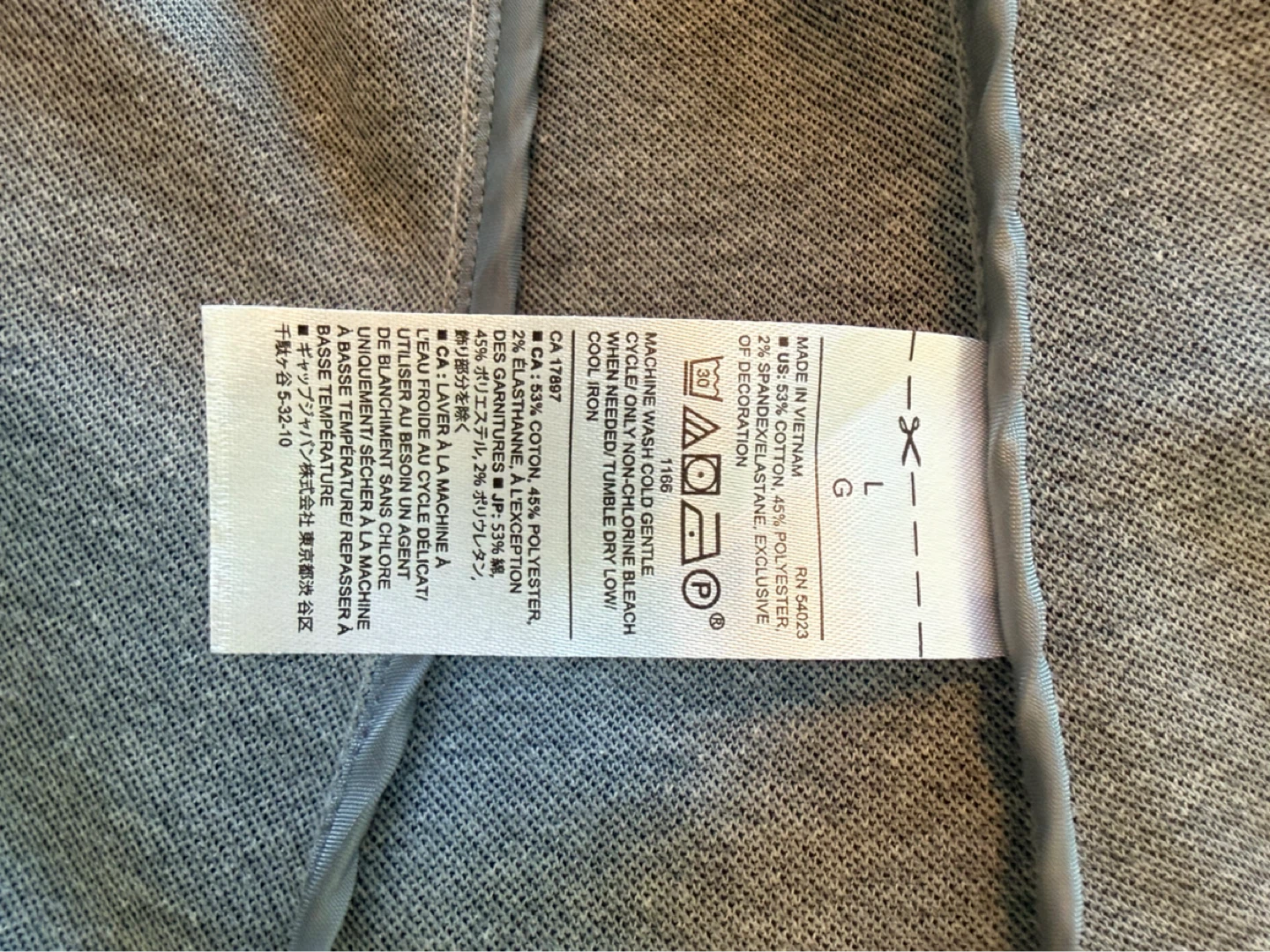 Banana Republic Grey Knit Blazer - Size L - photo 3