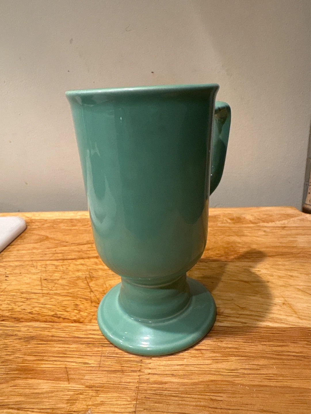 Teal Fiesta Ware Footed Coffee Mug - photo 2