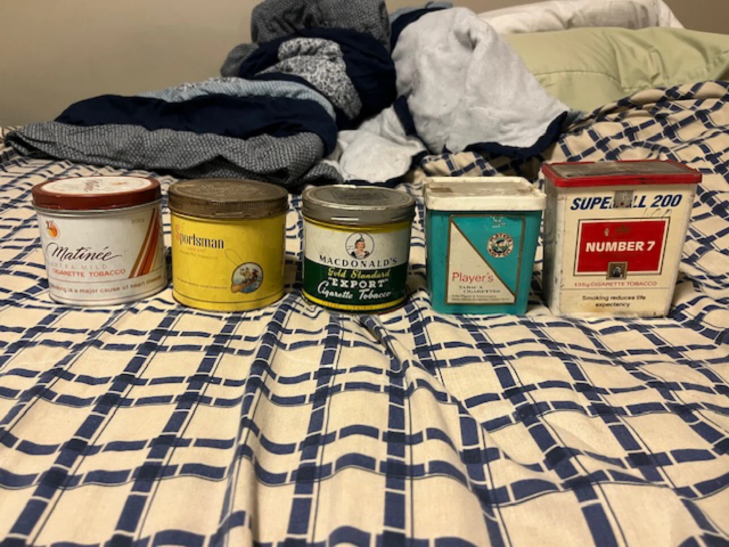 Vintage Tabacco Tin Collection, 17 different plus, - photo 4