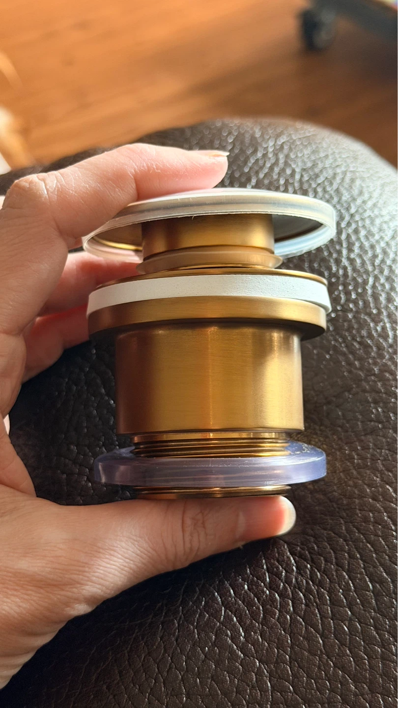 Brand New Brass Pop-Up Drain Assembly