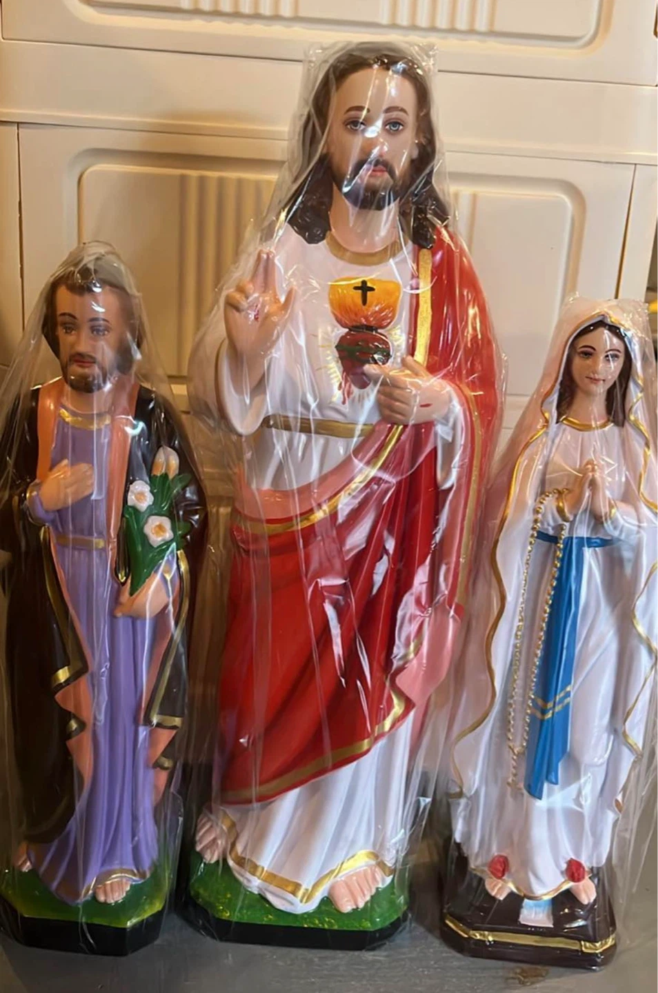 Religious Statue Set - Jesus, Mary, Joseph