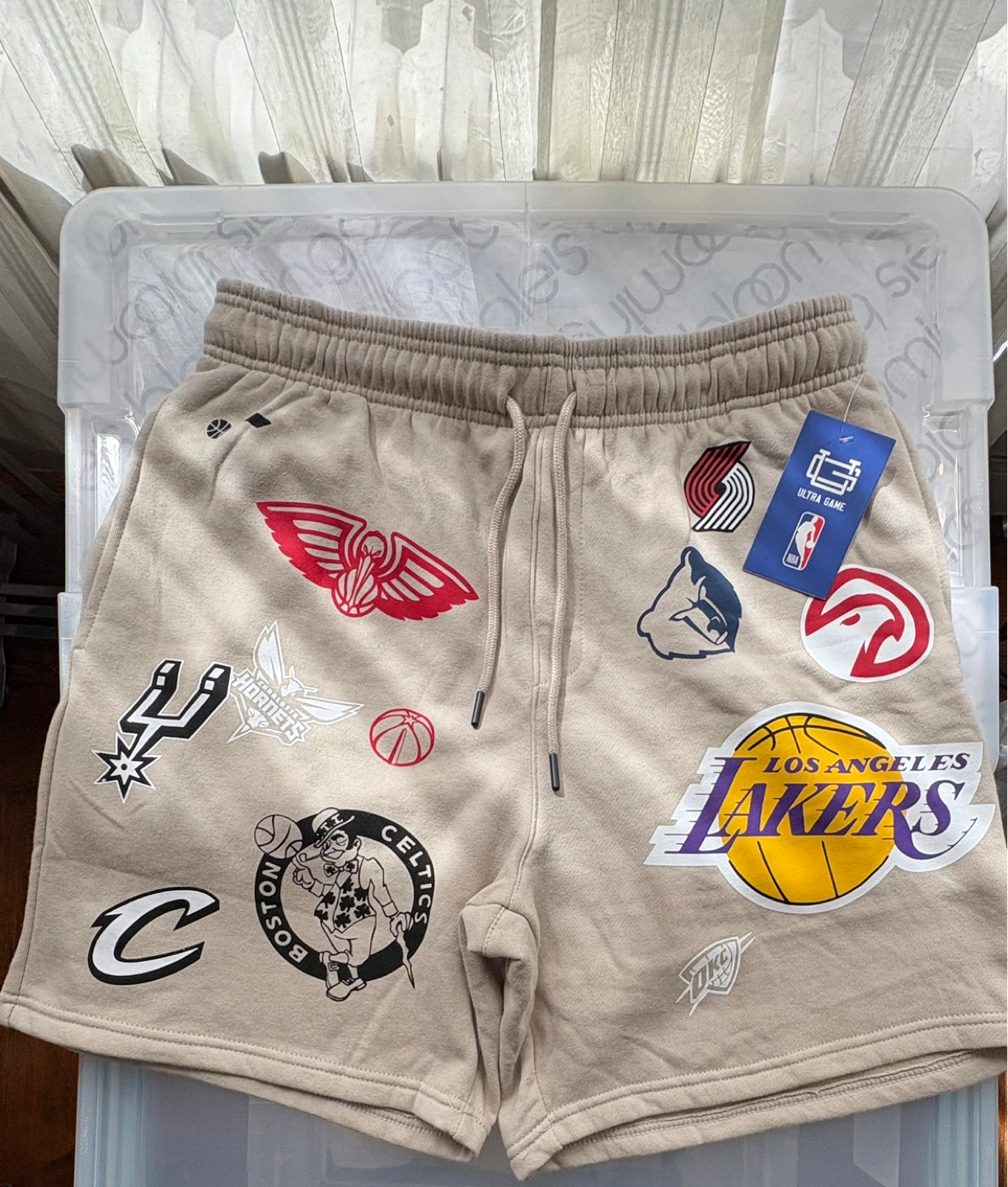 Ultra Game NBA All-Over Print Basketball Shorts - photo 4